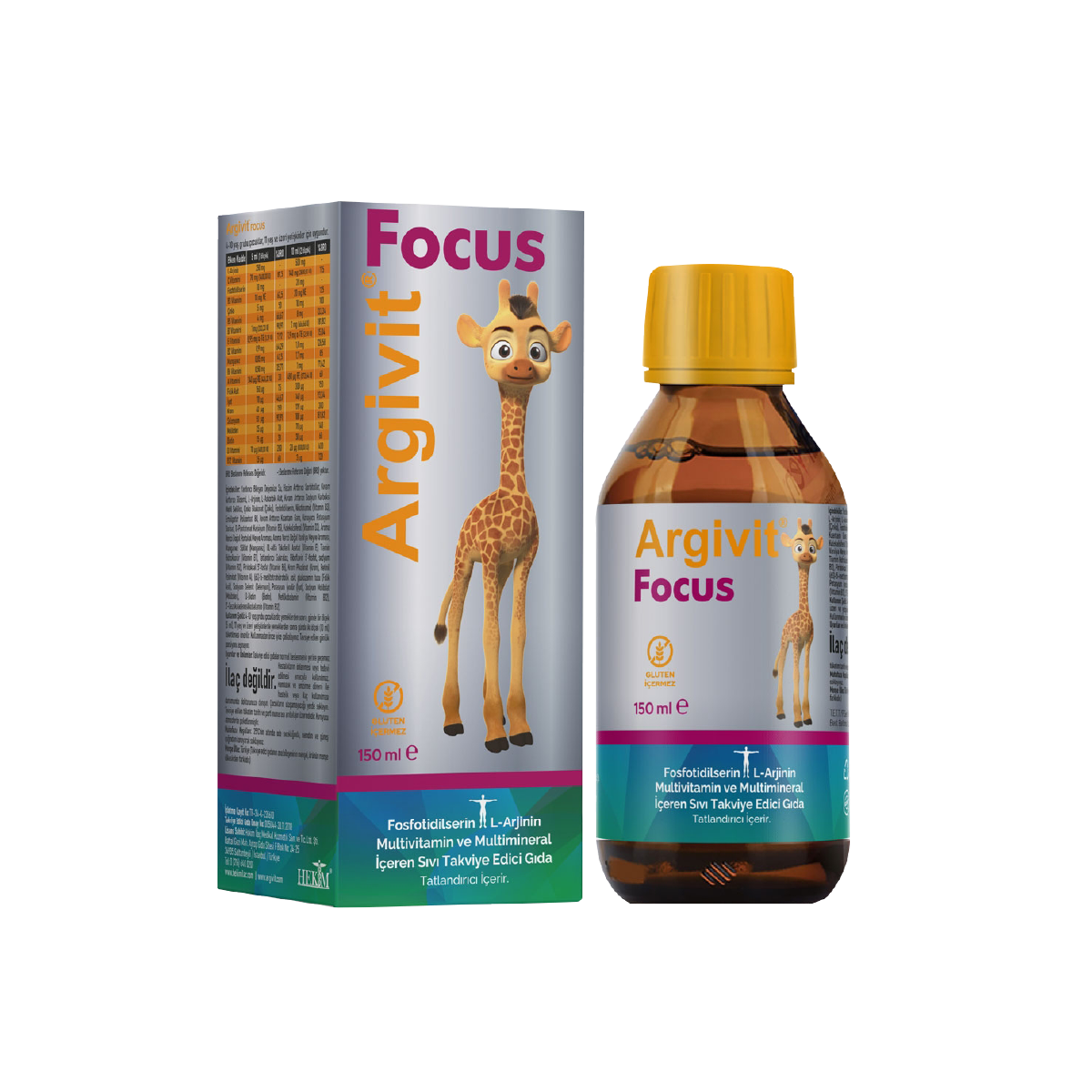 Argivit Focus Şurup 150 Ml