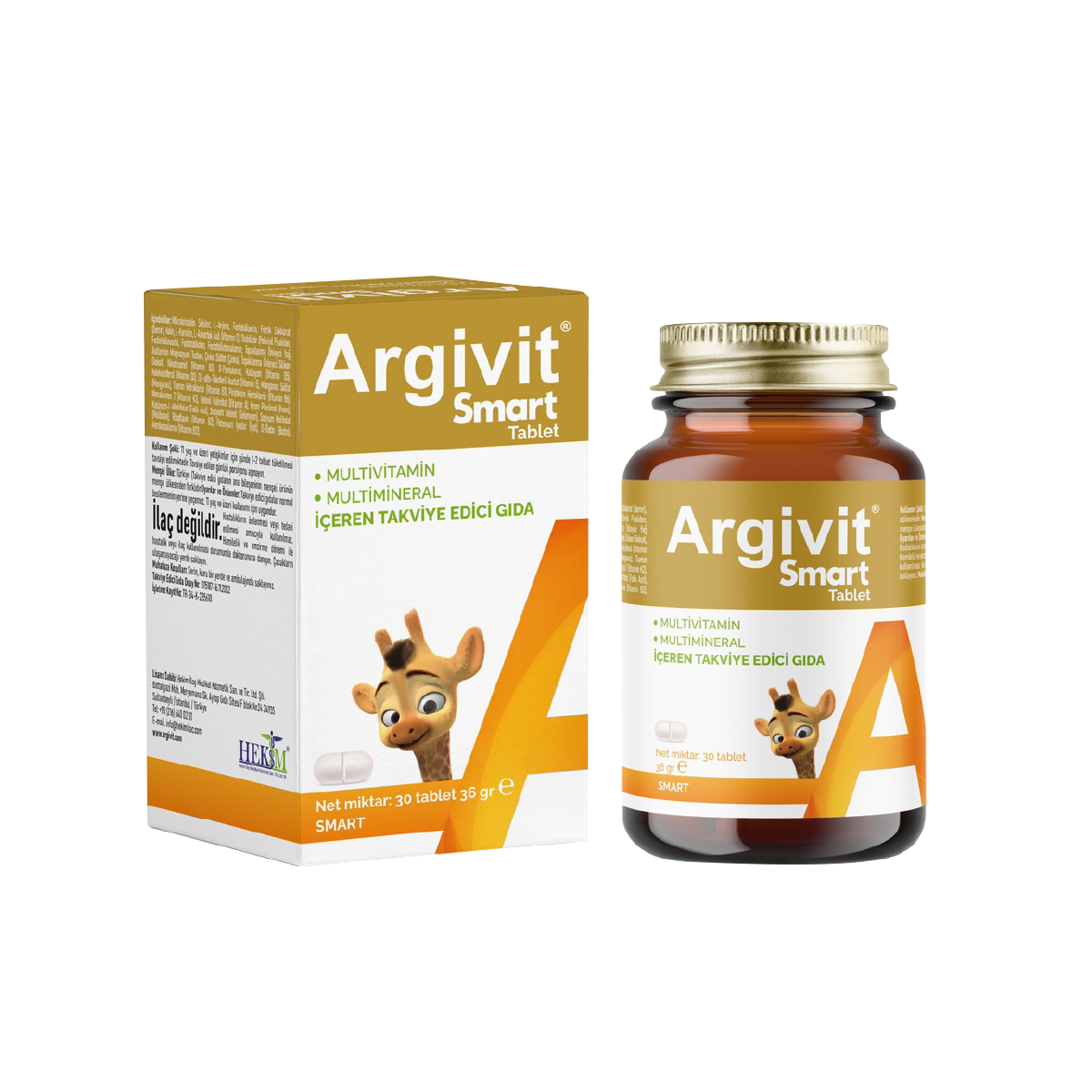 Argivit Smart Tablet 30 Adet