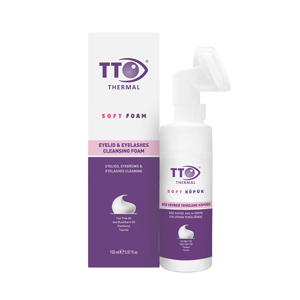 TTO Göz Çevresi Temizleme Köpüğü 150 Ml