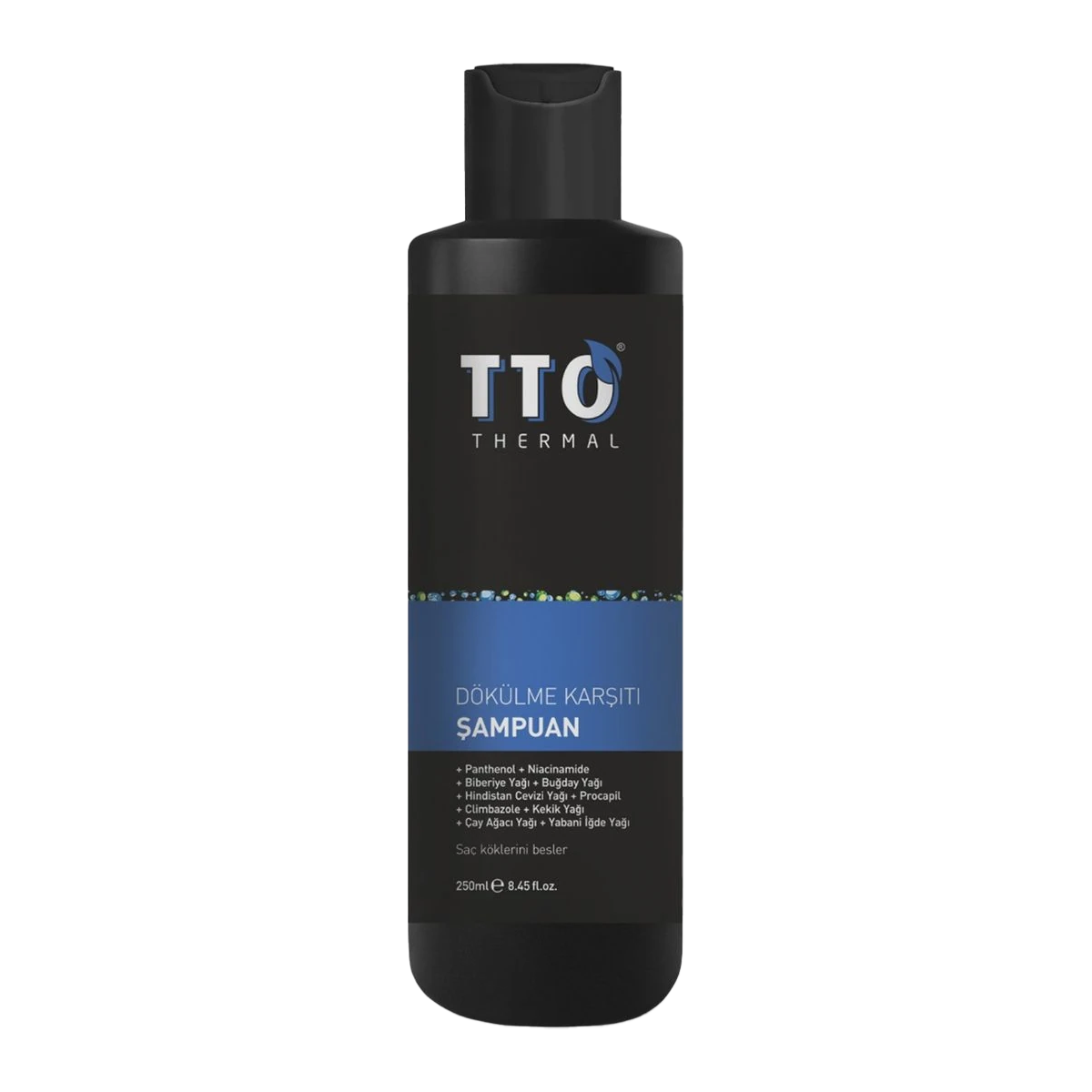 TTO Saç Ve Vücut Şampuanı Black 500 Ml