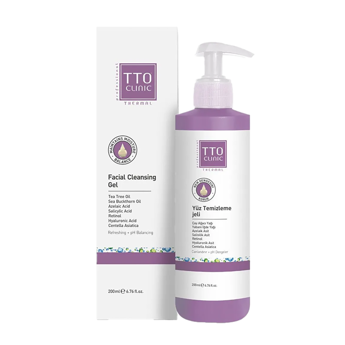 TTO Yüz Temizleme Jeli 200 Ml