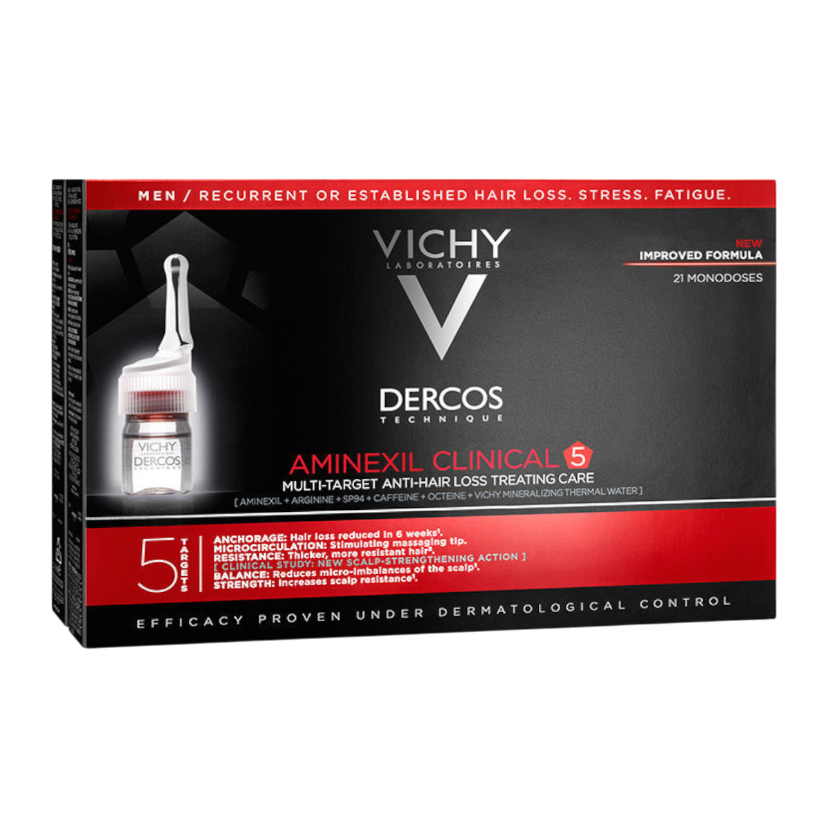 Vichy Dercos Erkekler İçin Dökülme Karşiti Serum 21*6 Ml 