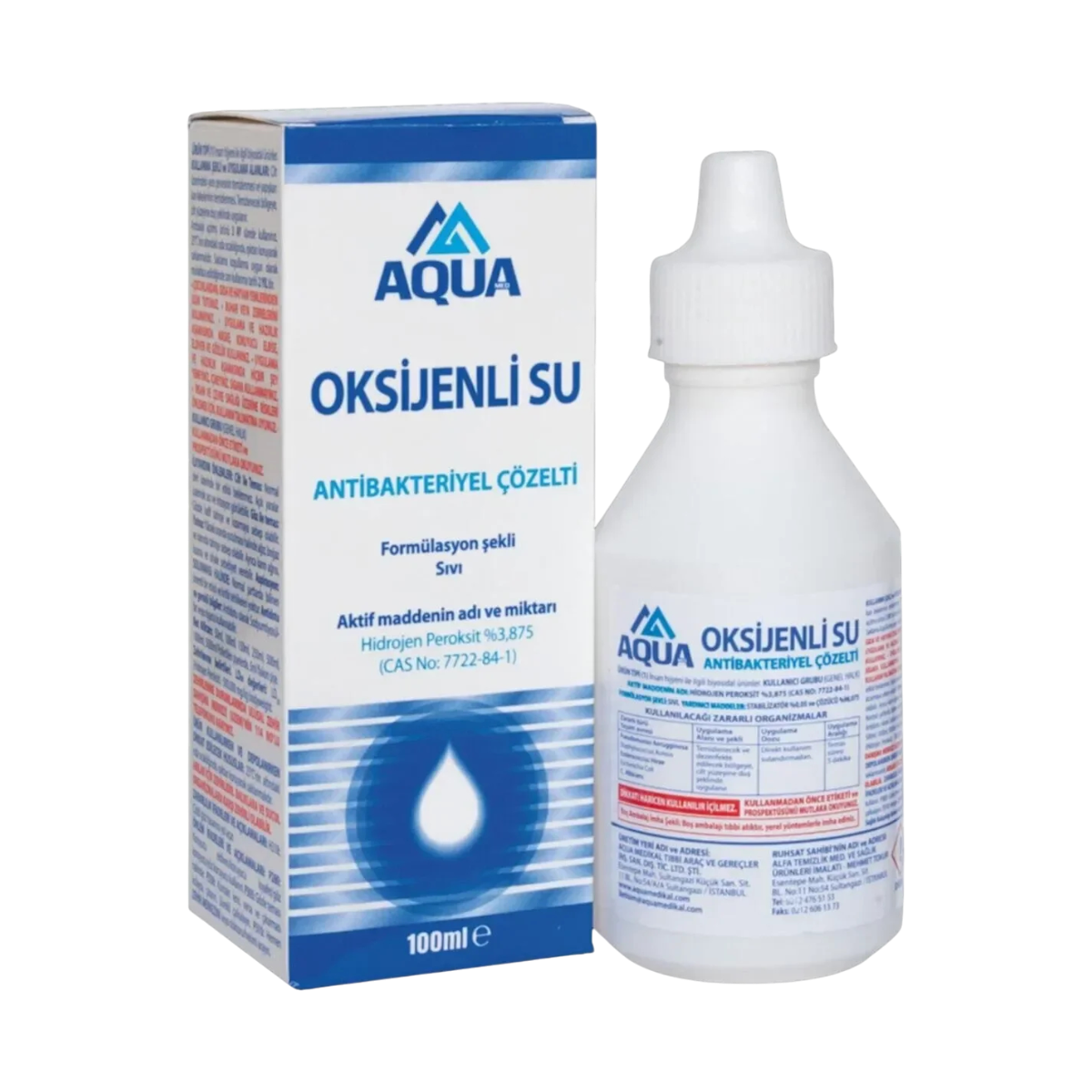 Aqua Oksijenli Su 100 Ml