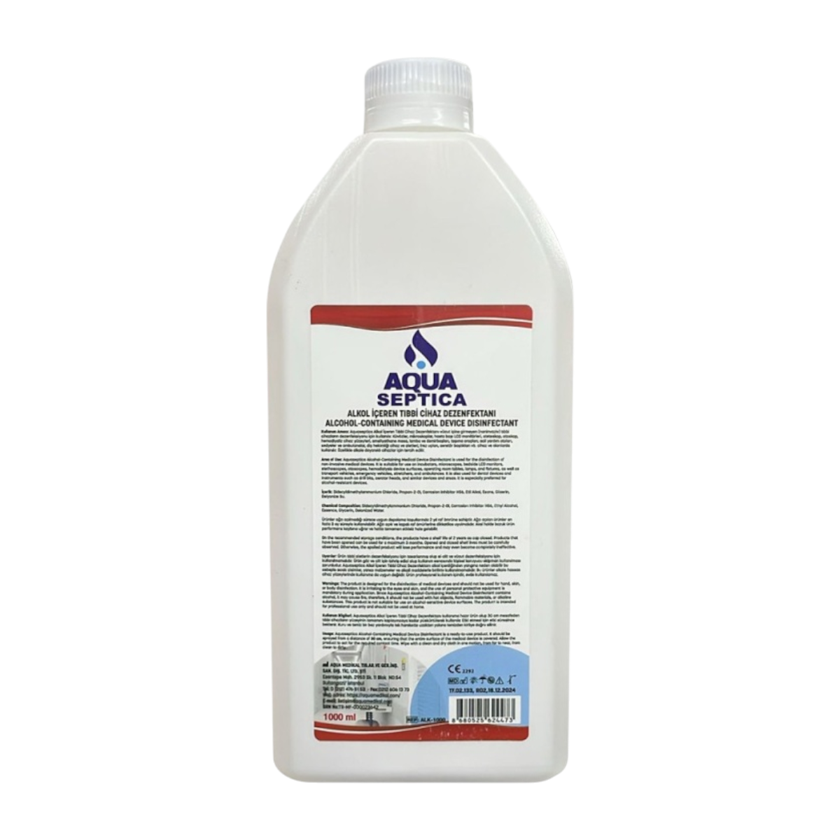 Aqua Tibbi Cihaz Dezenfektani 1000 Ml