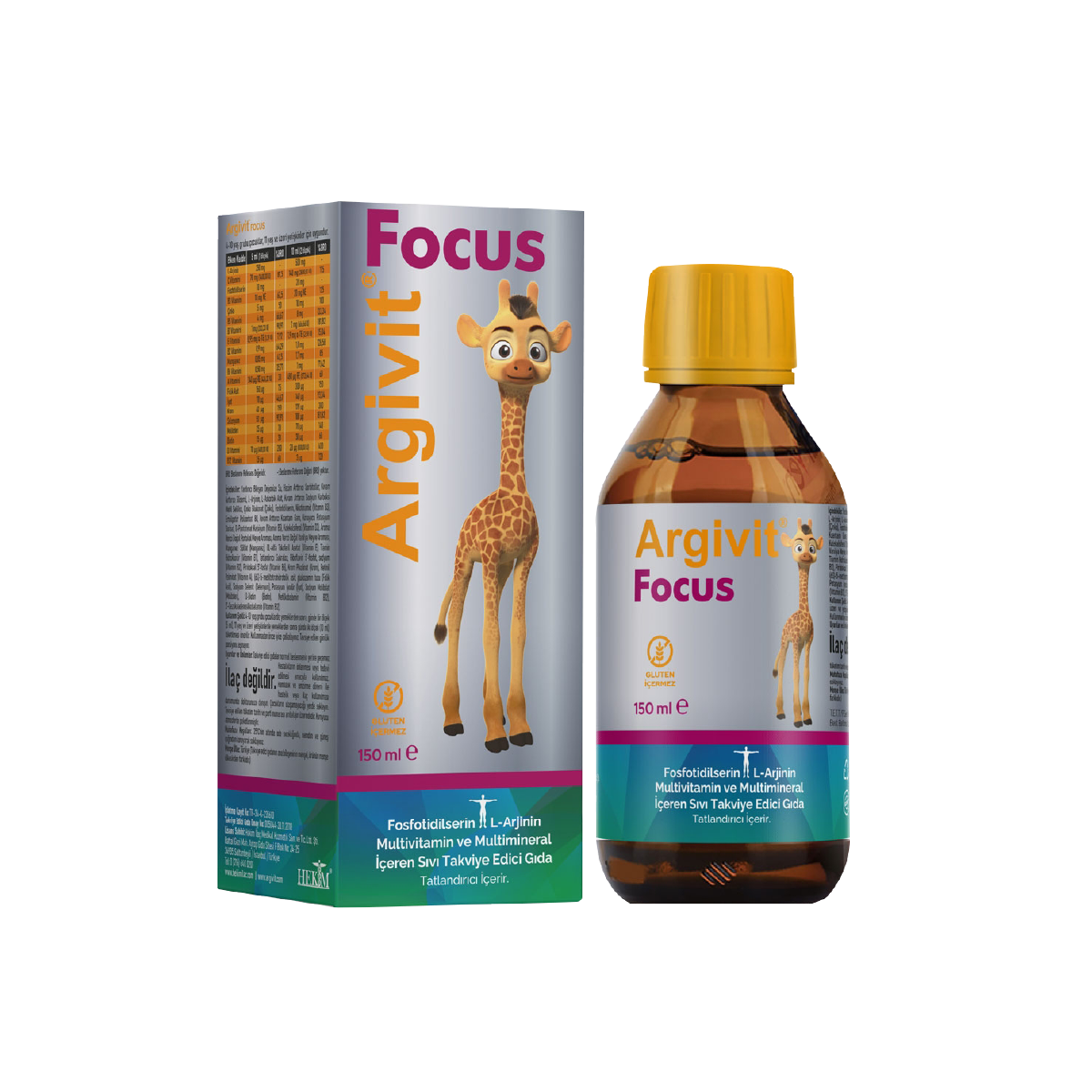 Argivit Focus Şurup 150 Ml