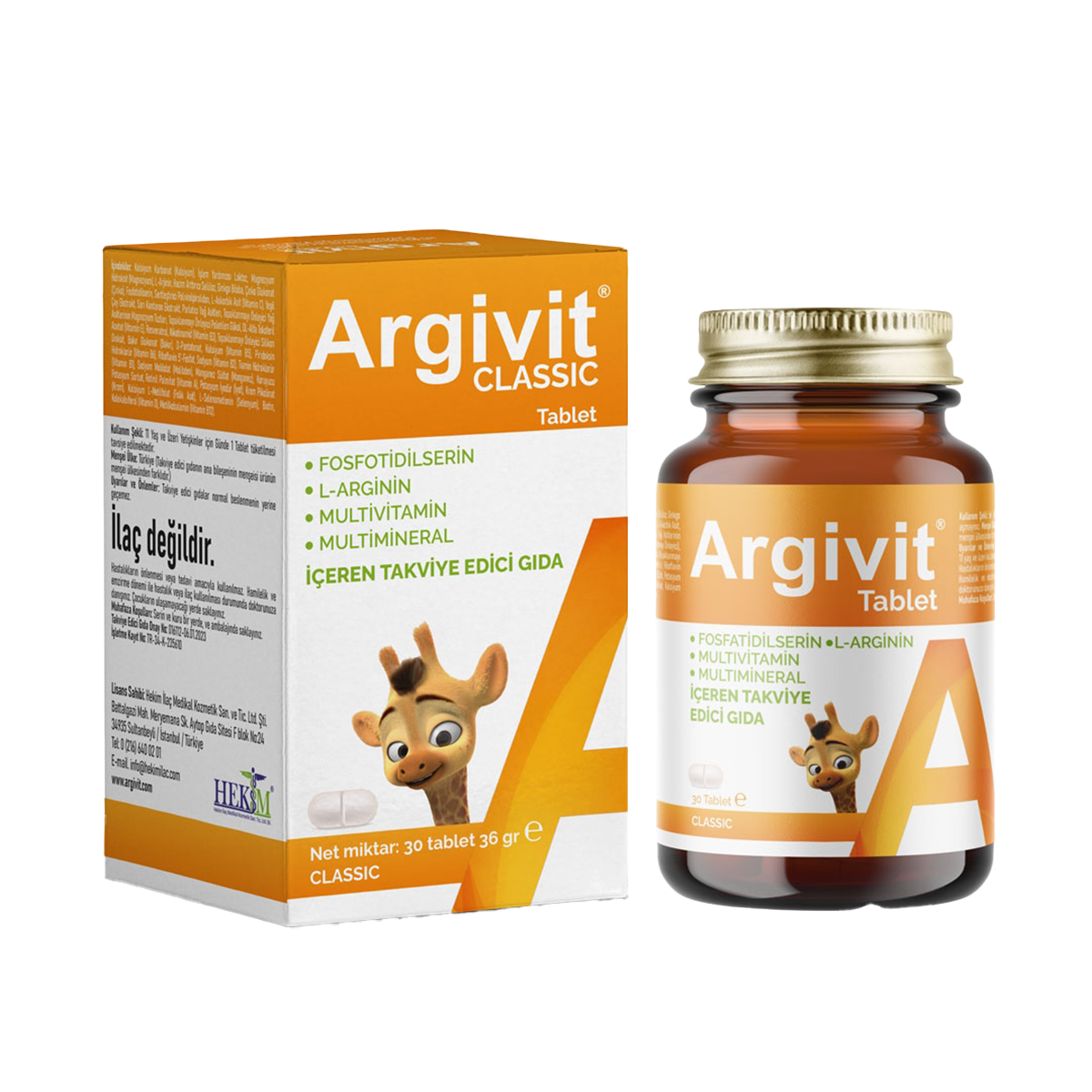 Argivit Klasik Tablet 30 Adet