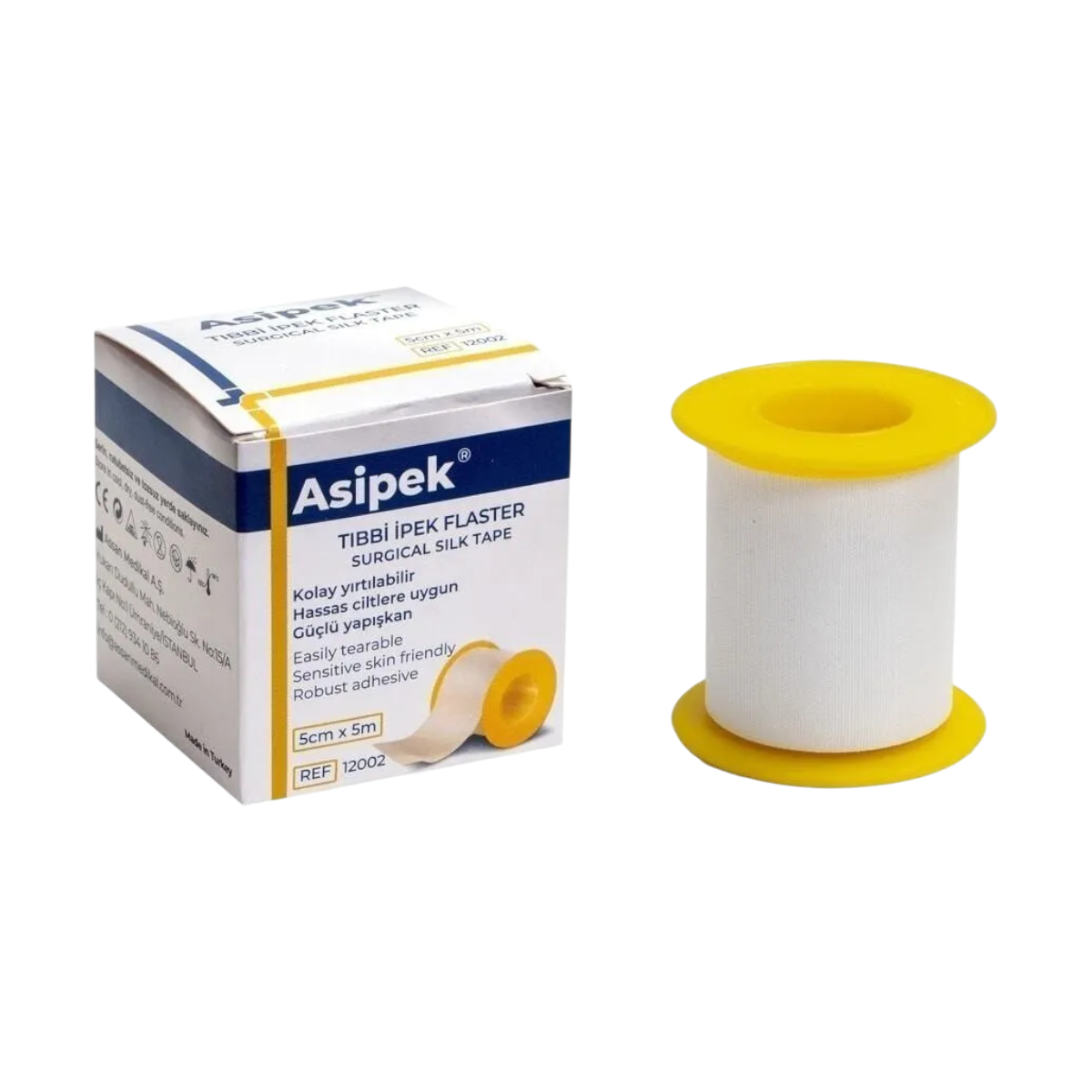 Asipek Tibbi İpek Flaster 5M*5Cm