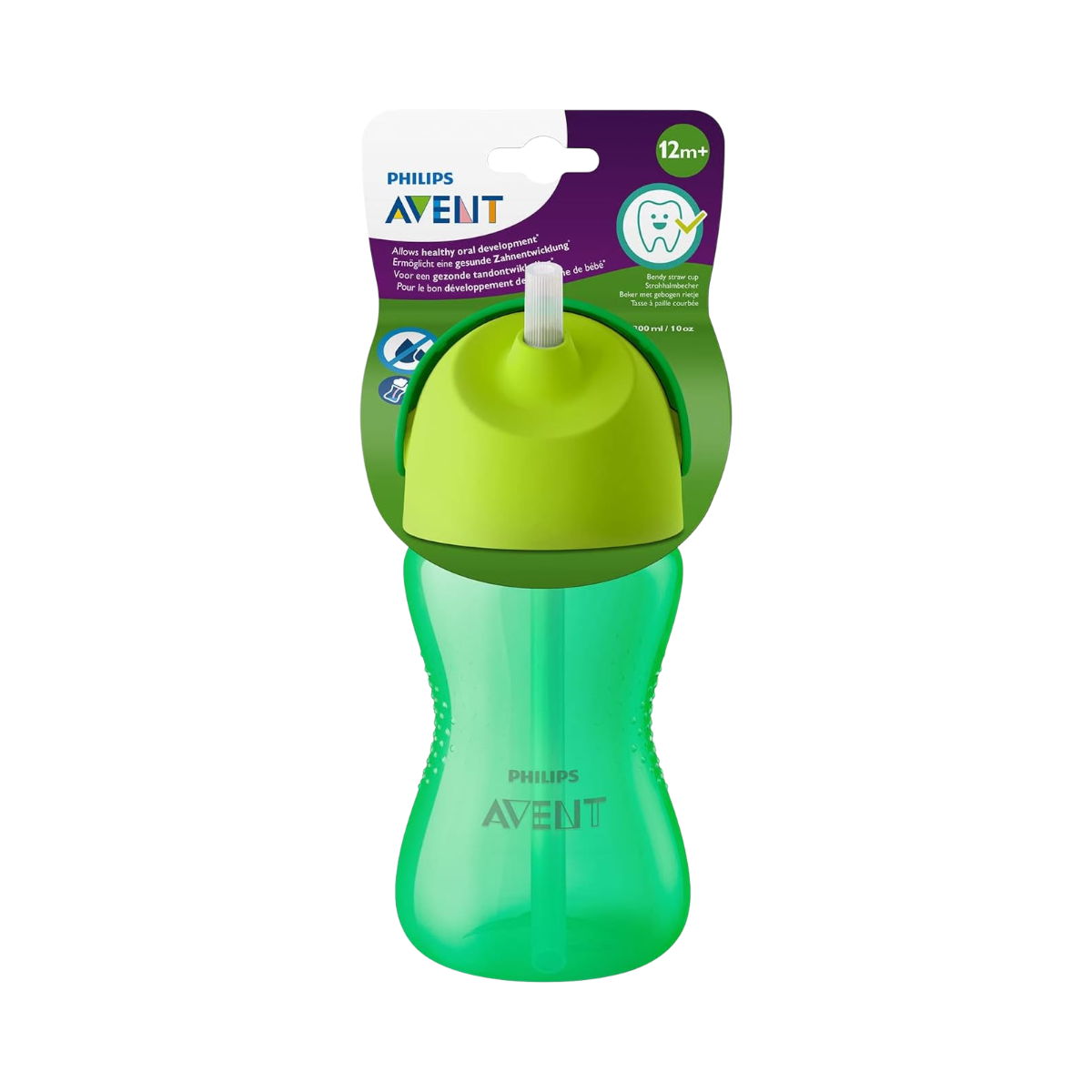Philips Avent Natural Pipetli Damlatmaz Bardak Yeşil 300 Ml