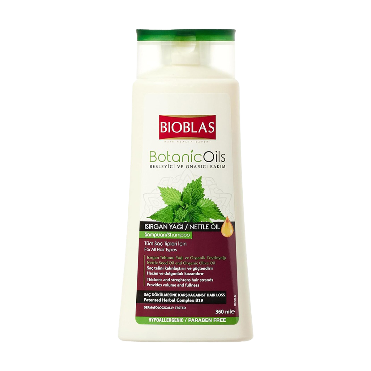 Bioblas Botanic Oils Isırgan Otu Şampuan 360 Ml