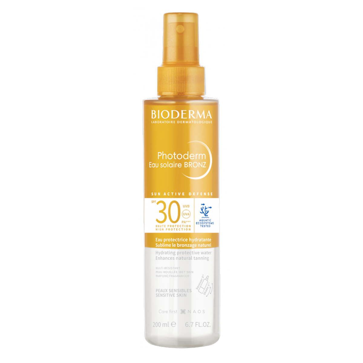 Bioderma Photoderm Eau Solaire Bronz Spf50 200 Ml
