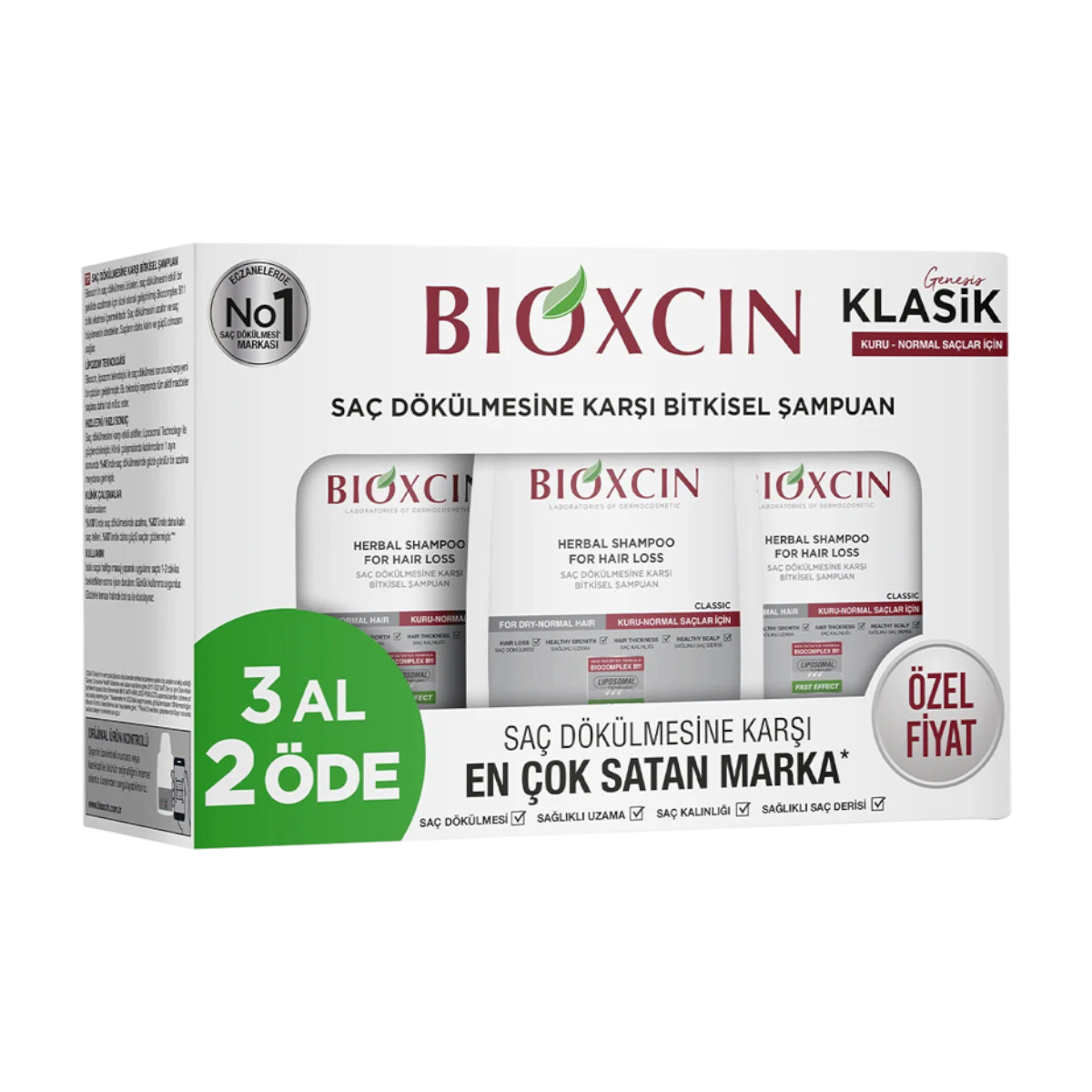 Bioxcin Klasik Kuru ve Normal Saçlar İçin 300 Ml