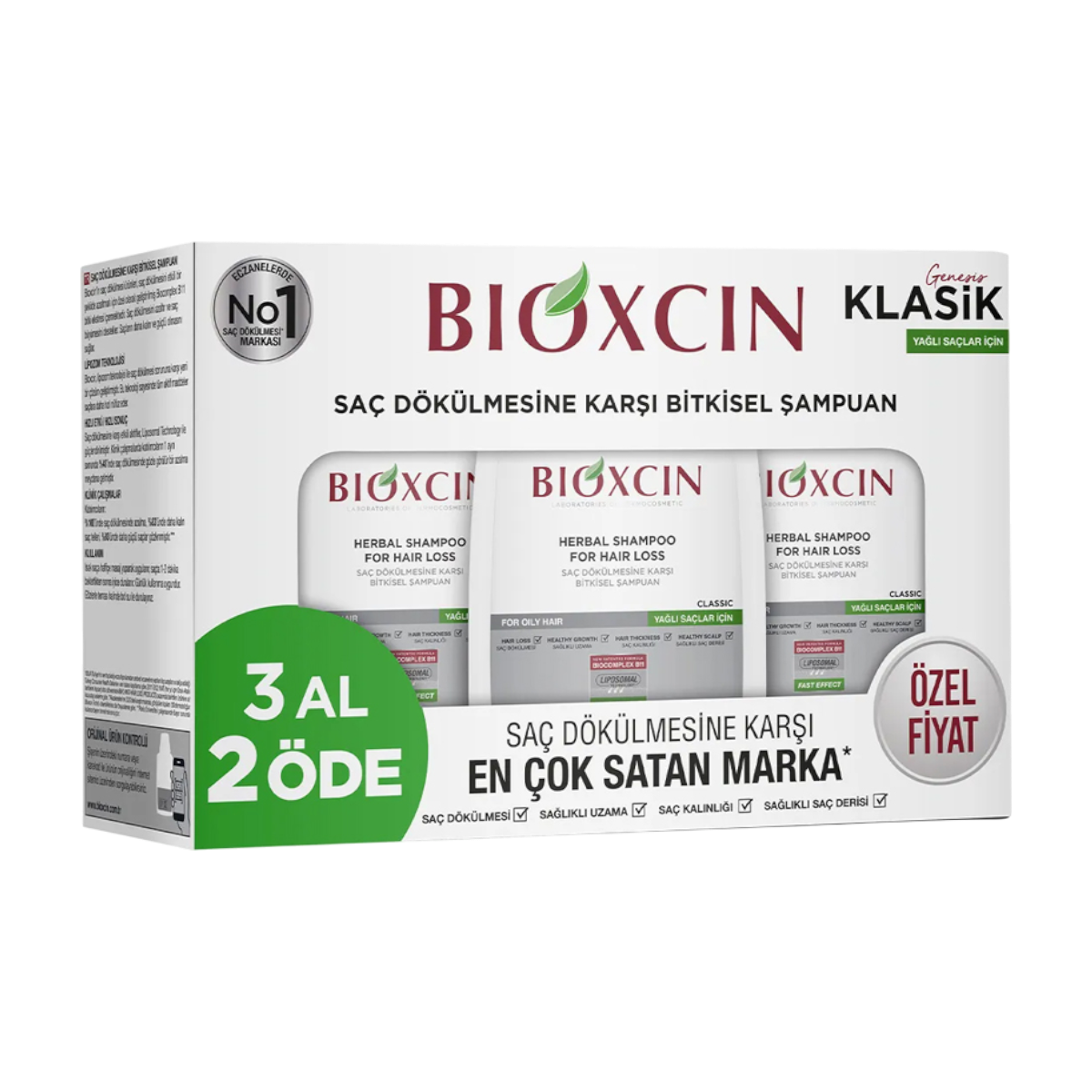 Bioxcin Klasik Yağli Saçlar İçin 300 Ml