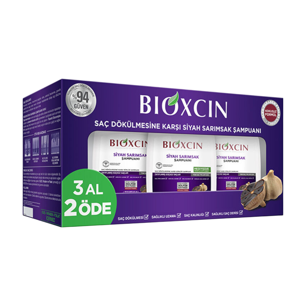 Bioxcin Siyah Sarimsak Şampuani 300 Ml