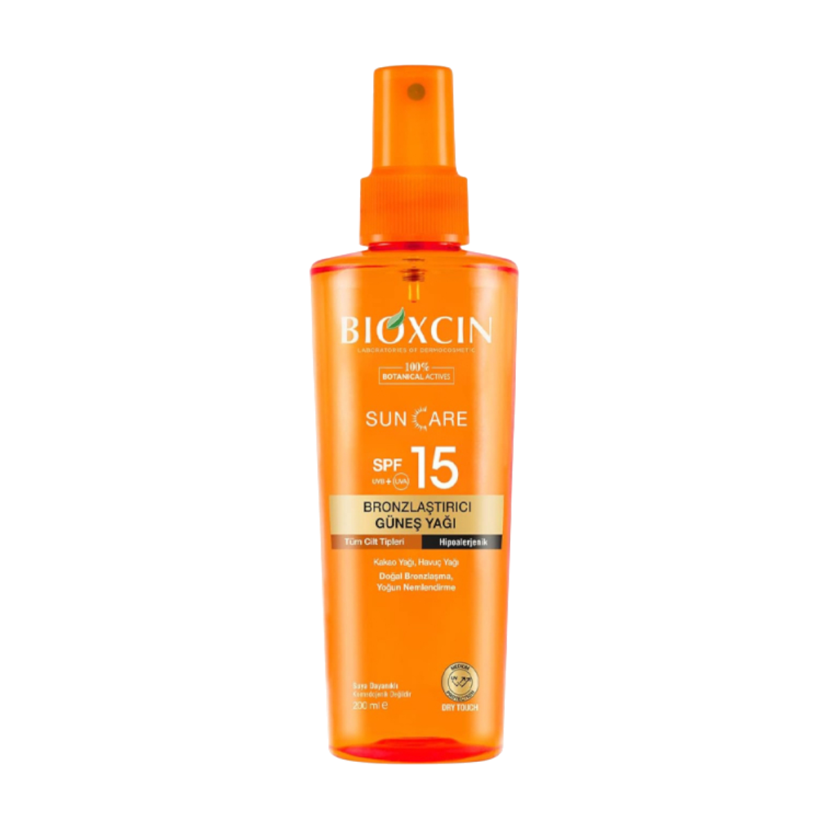 Bioxcin  Sun Care Spf15 Bronzlaştirici Güneş Yaği 200 Ml