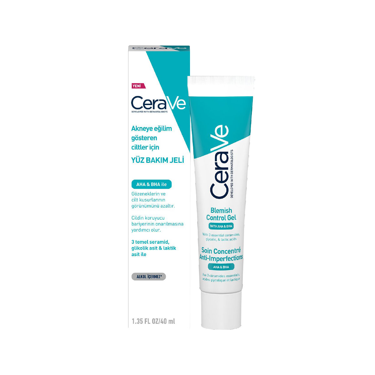 Cerave Akneye Eğilimli Yüz Bakım Jeli 40 Ml