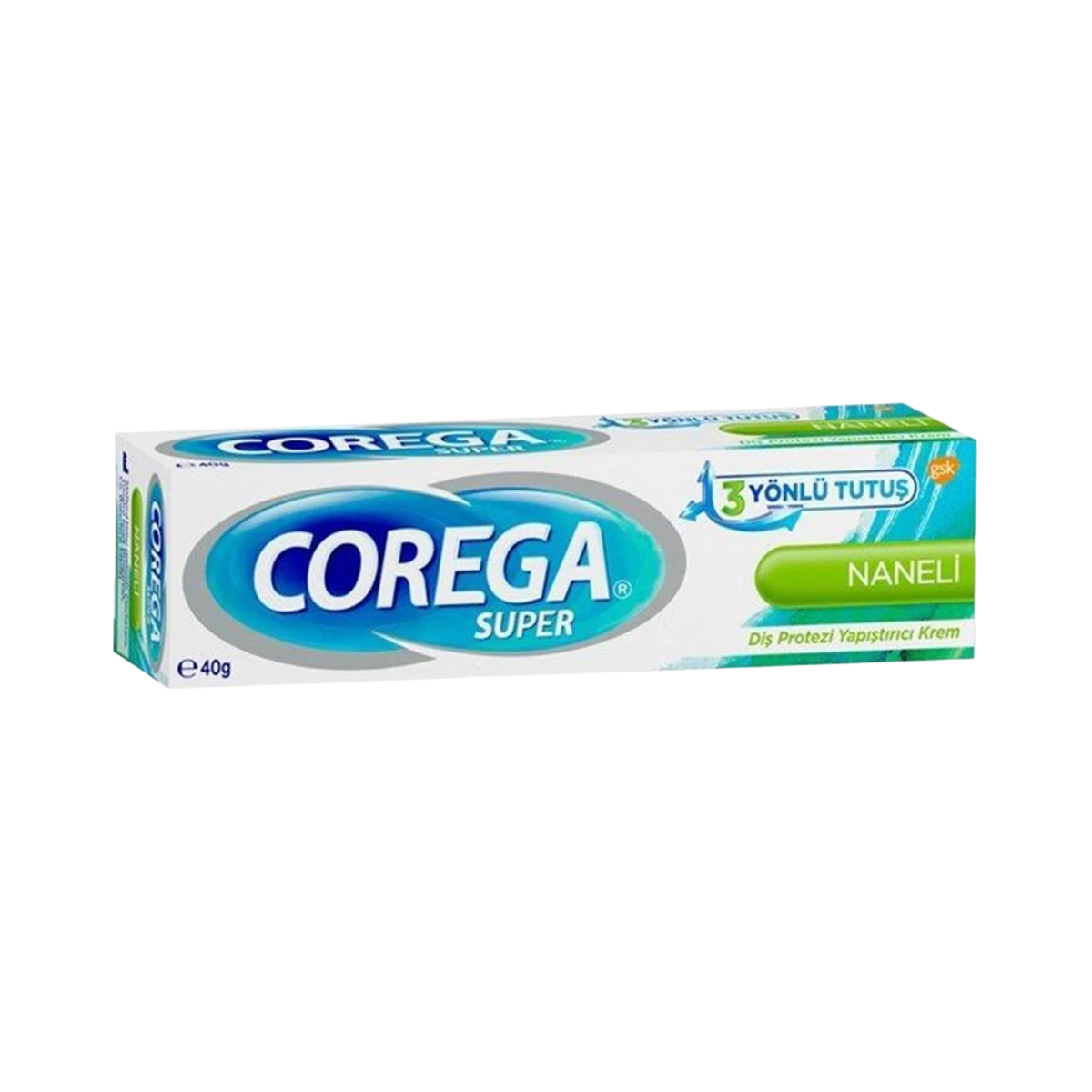 Corega Naneli Diş Protezi Yapıştırıcı Krem 40 Ml
