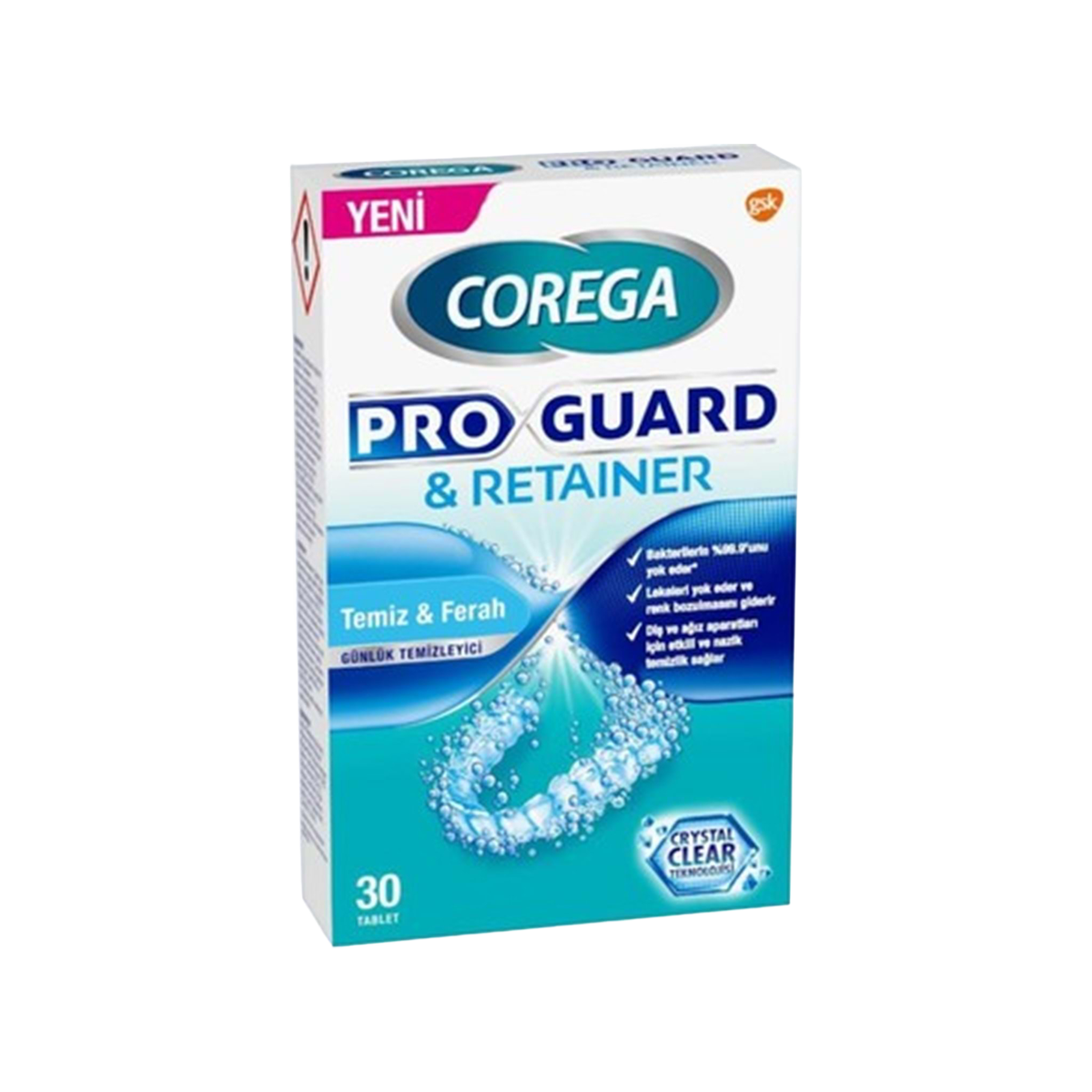 Corega Pro Guard Ortodontik Tablet 30 Adet