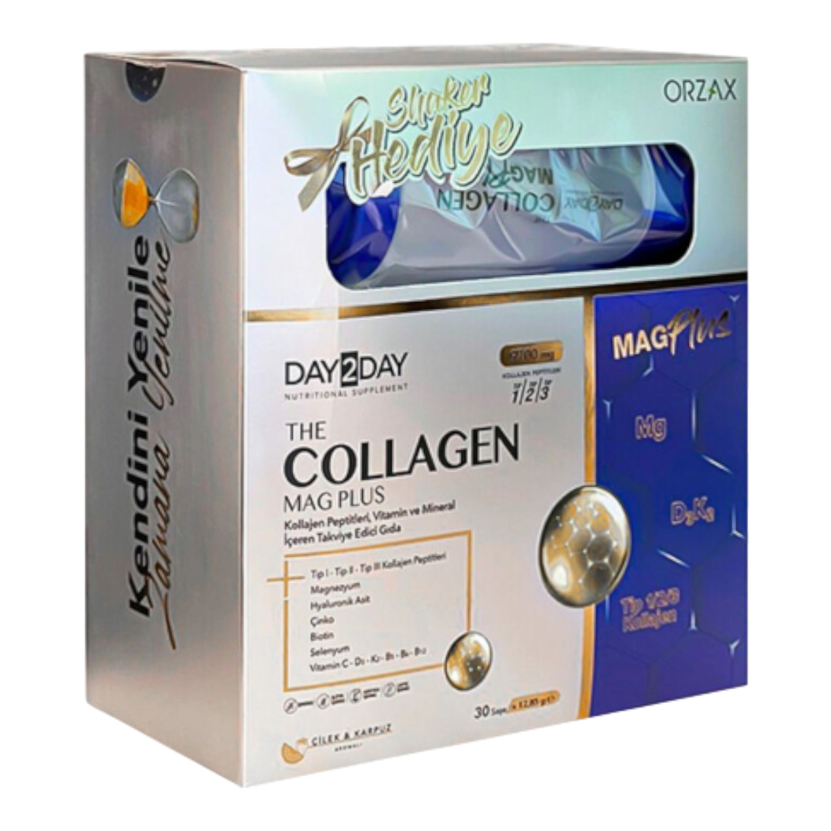 Day2Day The Collagen Mag Plus+Shaker 12,85G*30