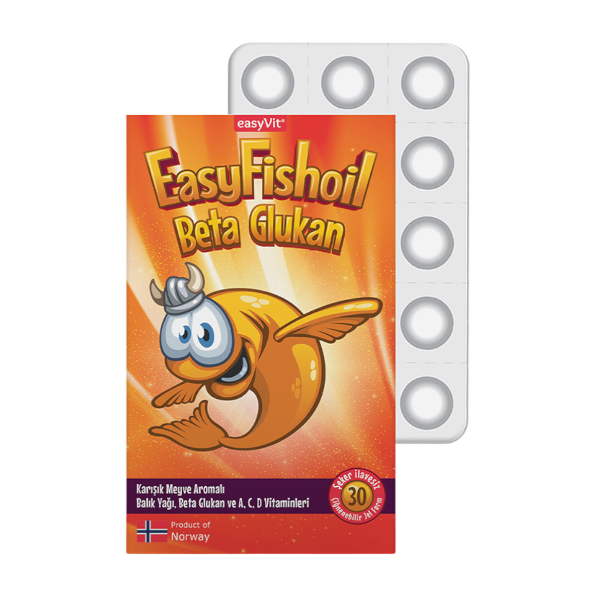 Easyfishoil Beta Glukan Balik Yaği 30 Adet