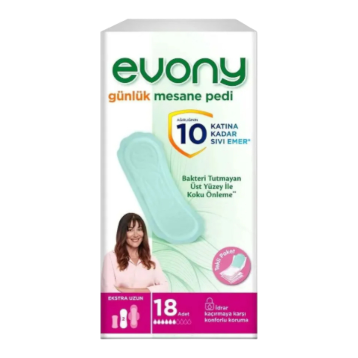 Evony Extra Uzun Mesane Pedi  18 Adet