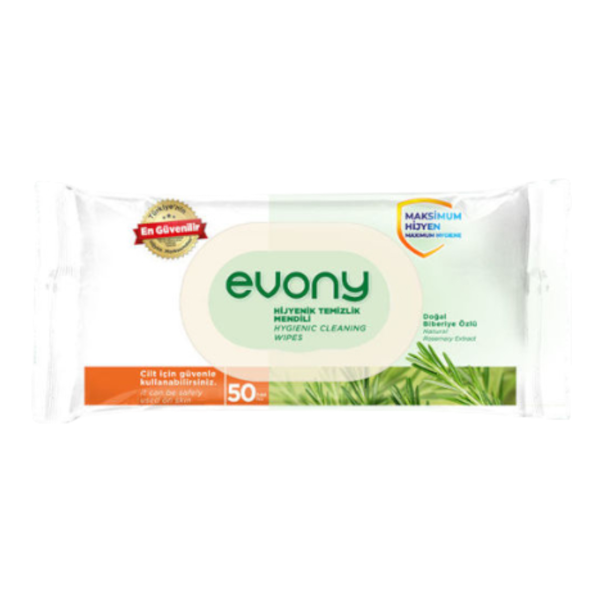 Evony Islak Mendil 50 Adet