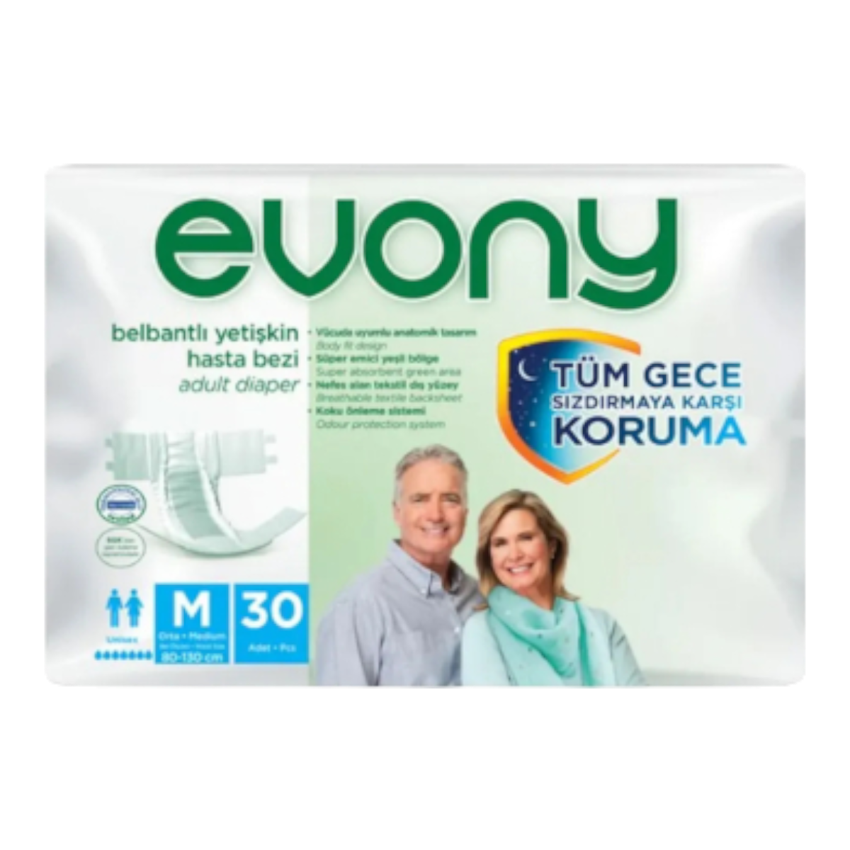 Evony Medium Bel Bantli Gece 30 Adet