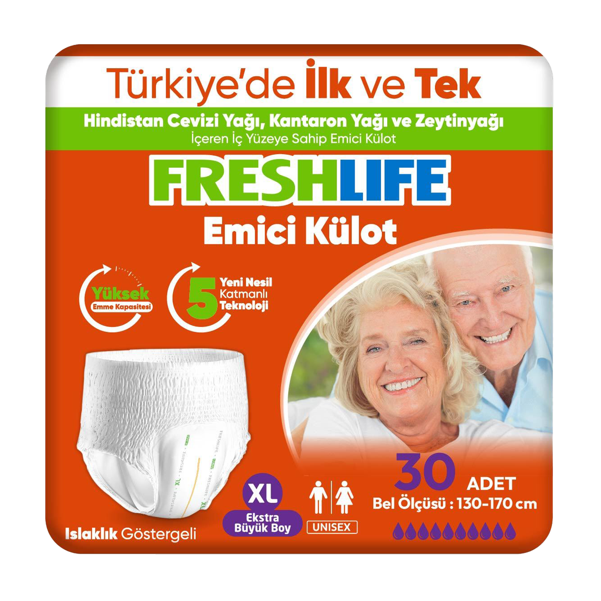 FreshLife Extra Large Külotlu 30 Adet