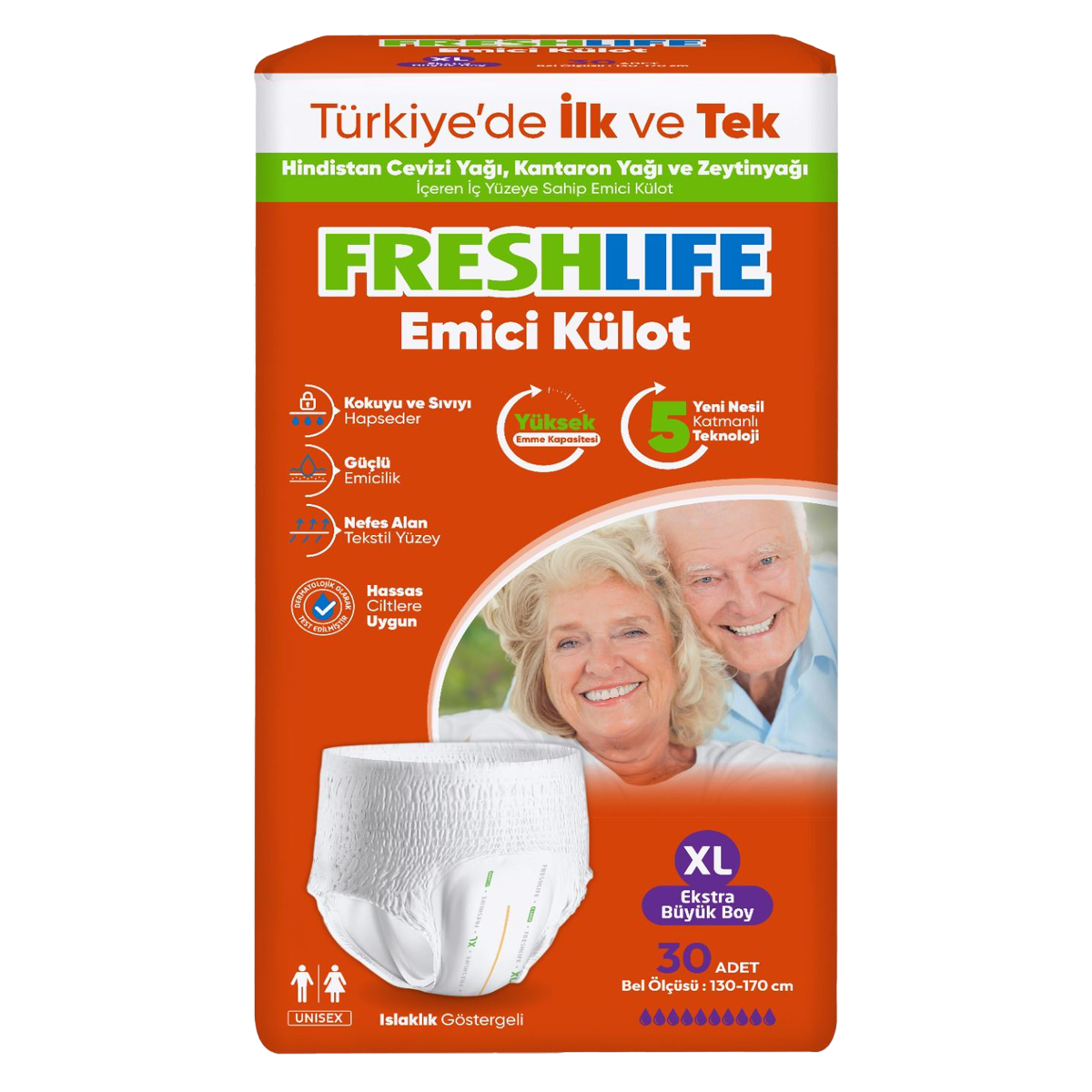 FreshLife Extra Large Külotlu 30 Adet