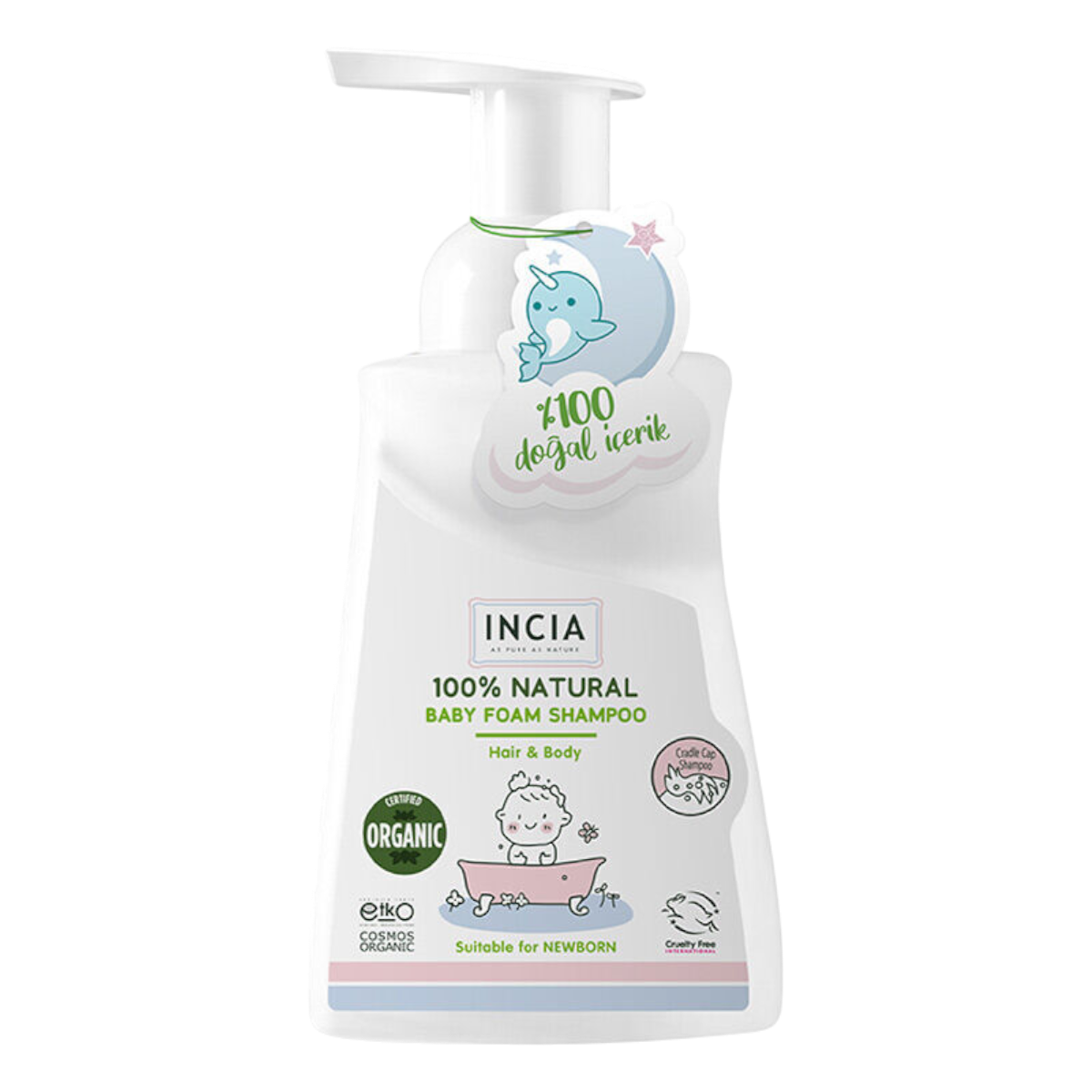 Incia Bebek Köpük Şampuani 200 Ml