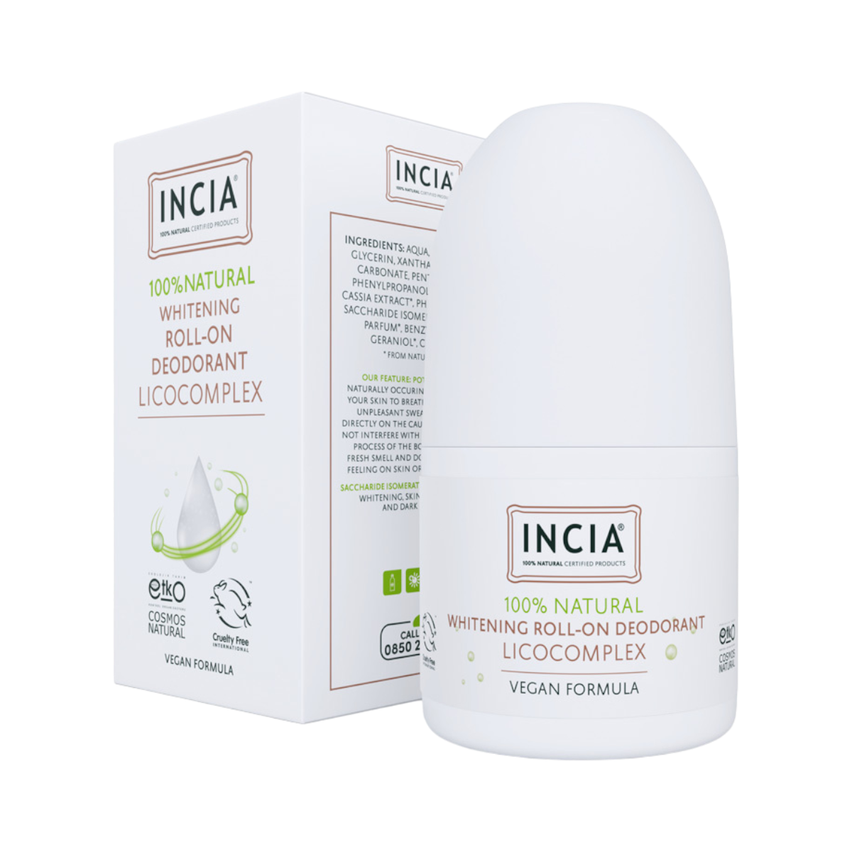 Incia  Natural Licocomlex Roll-On 50 Ml