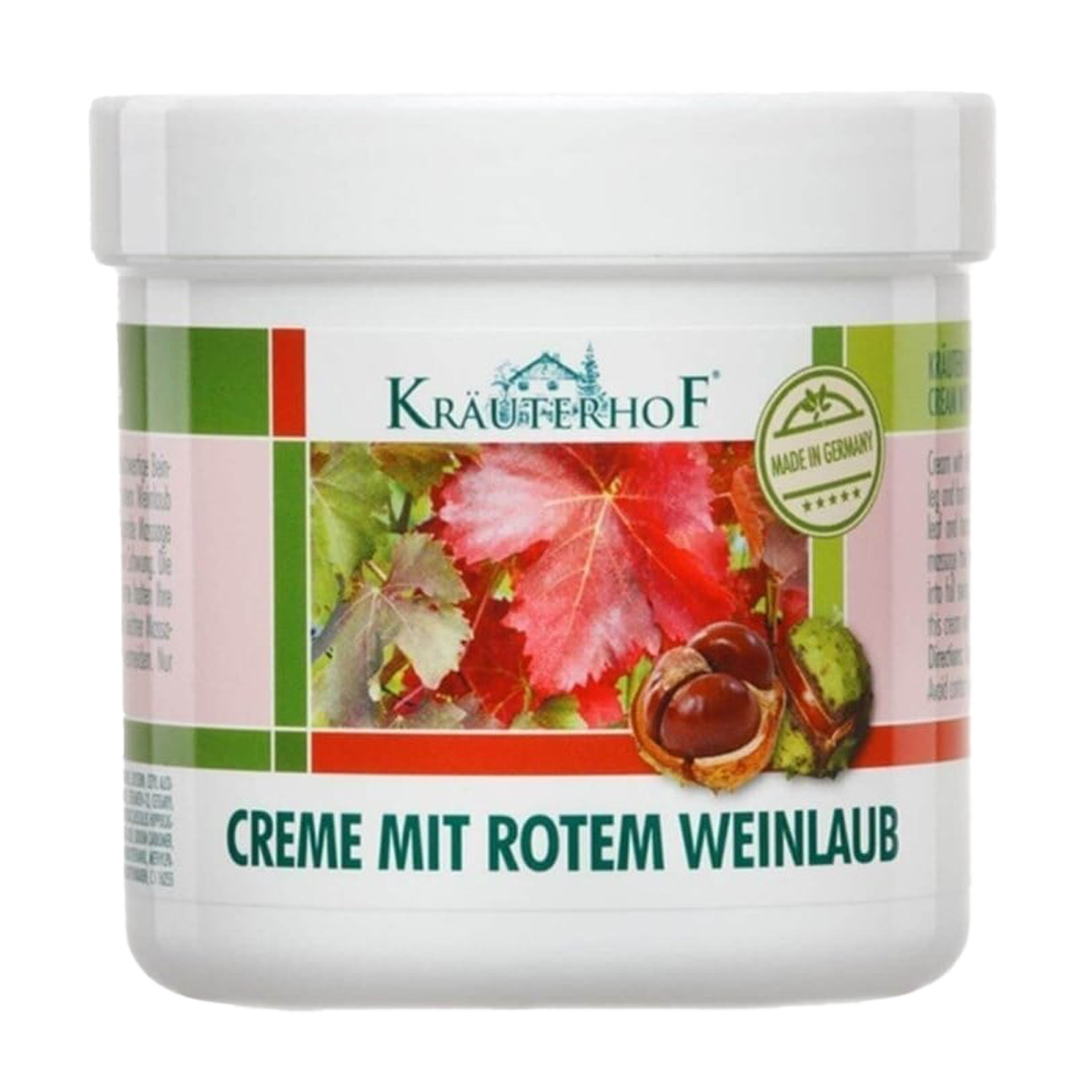 Krauterhof Creme Mit Rotem Weinlaub 250 Ml