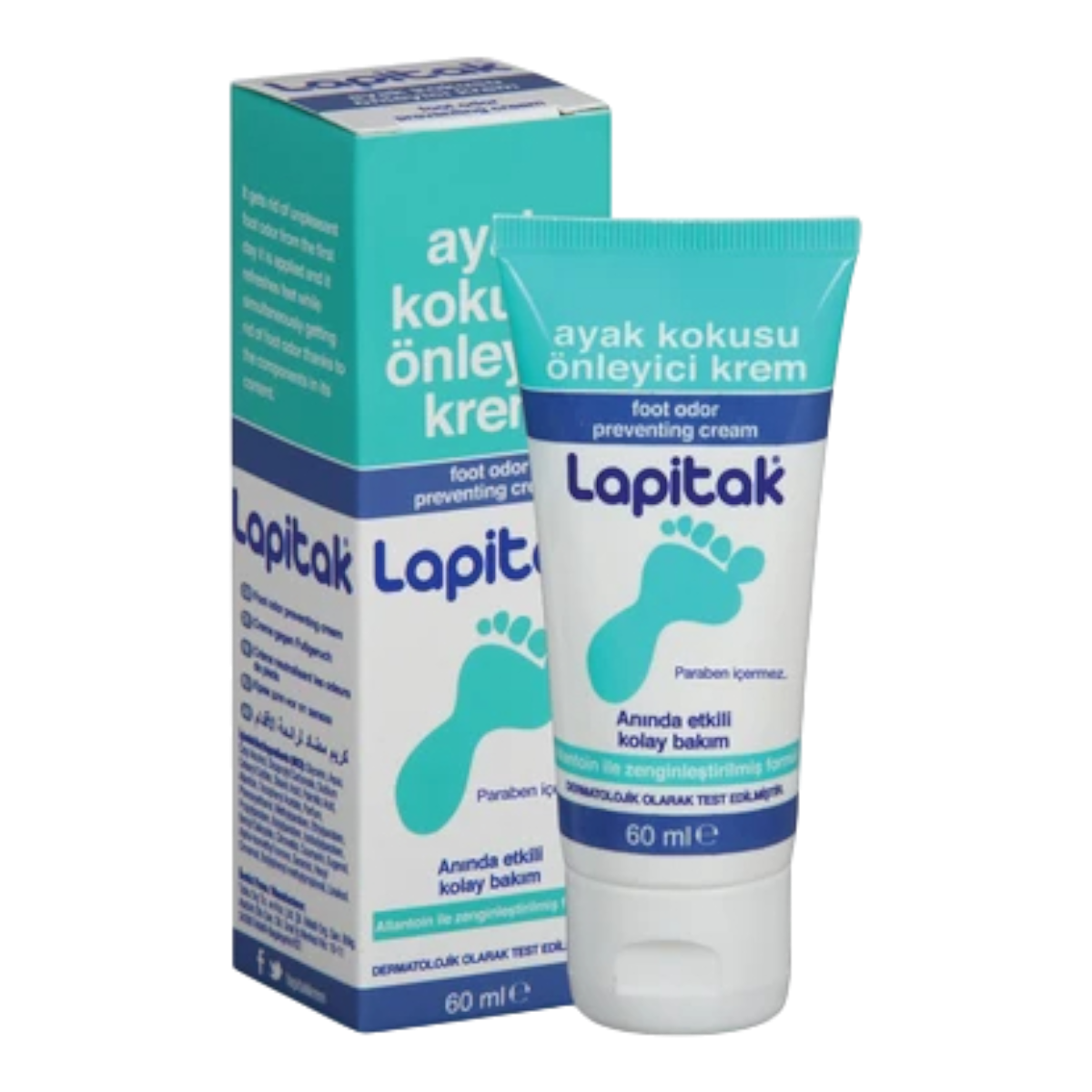 Lapitak Ayak Kokusu Önleyici Ayak Bakim Kremi 60 Ml