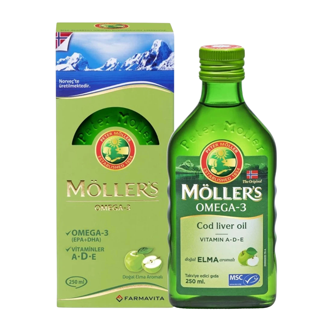 Möllers Omega3 Şurubu Elma 250 Ml