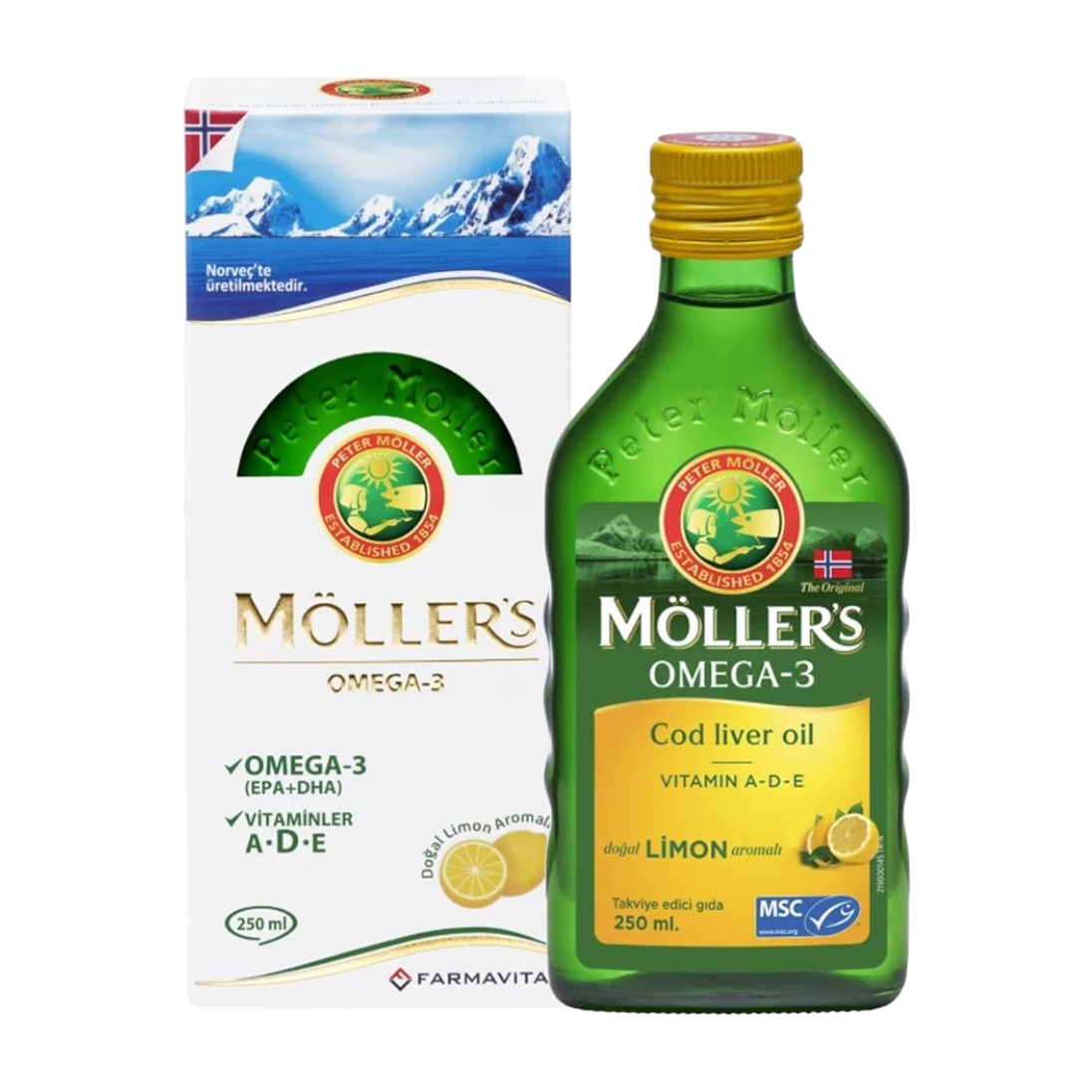Möllers Omega3 Şurubu Limon  250 Ml