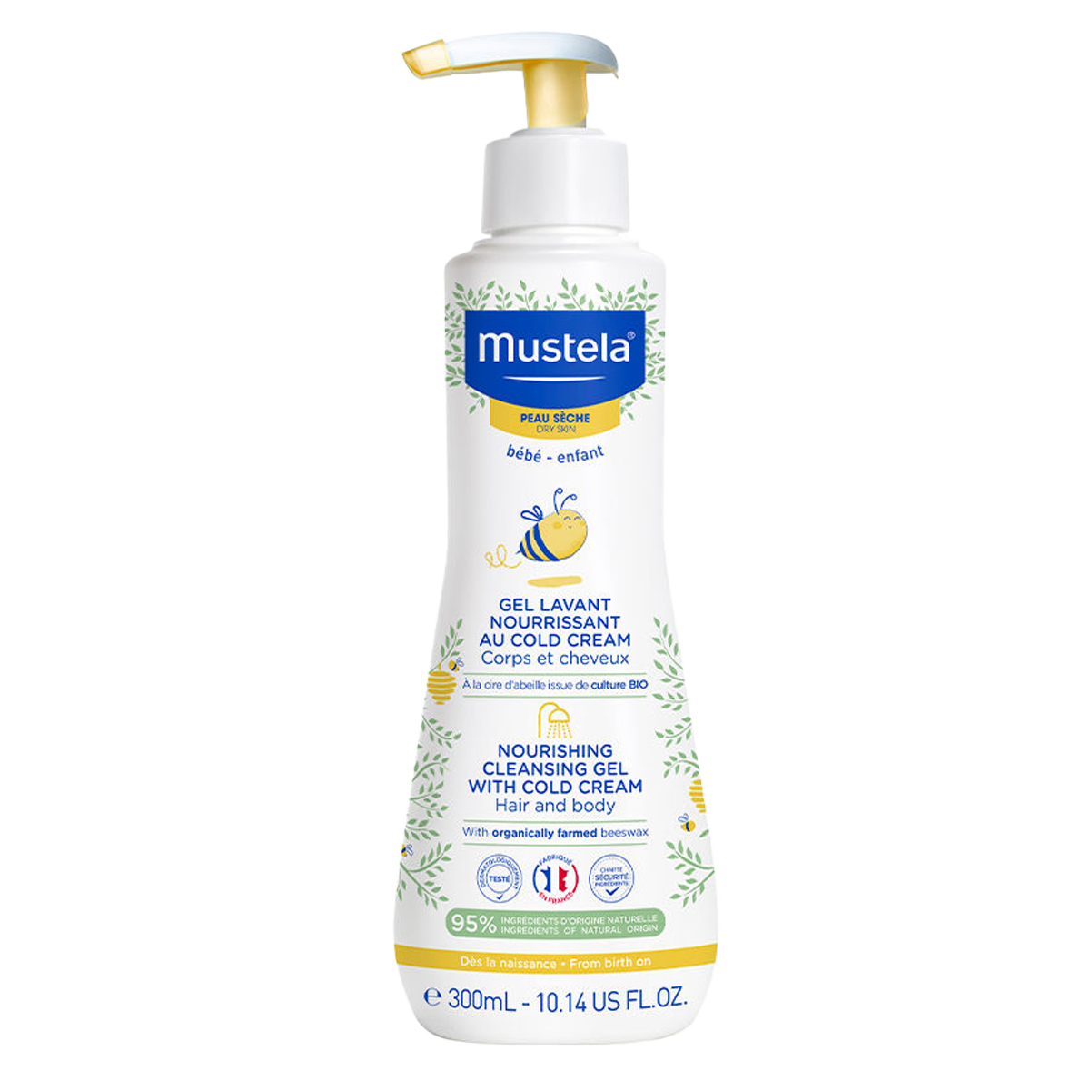 Mustela Gel Lavant Nourrissnt Au Cold Cream 300 Ml