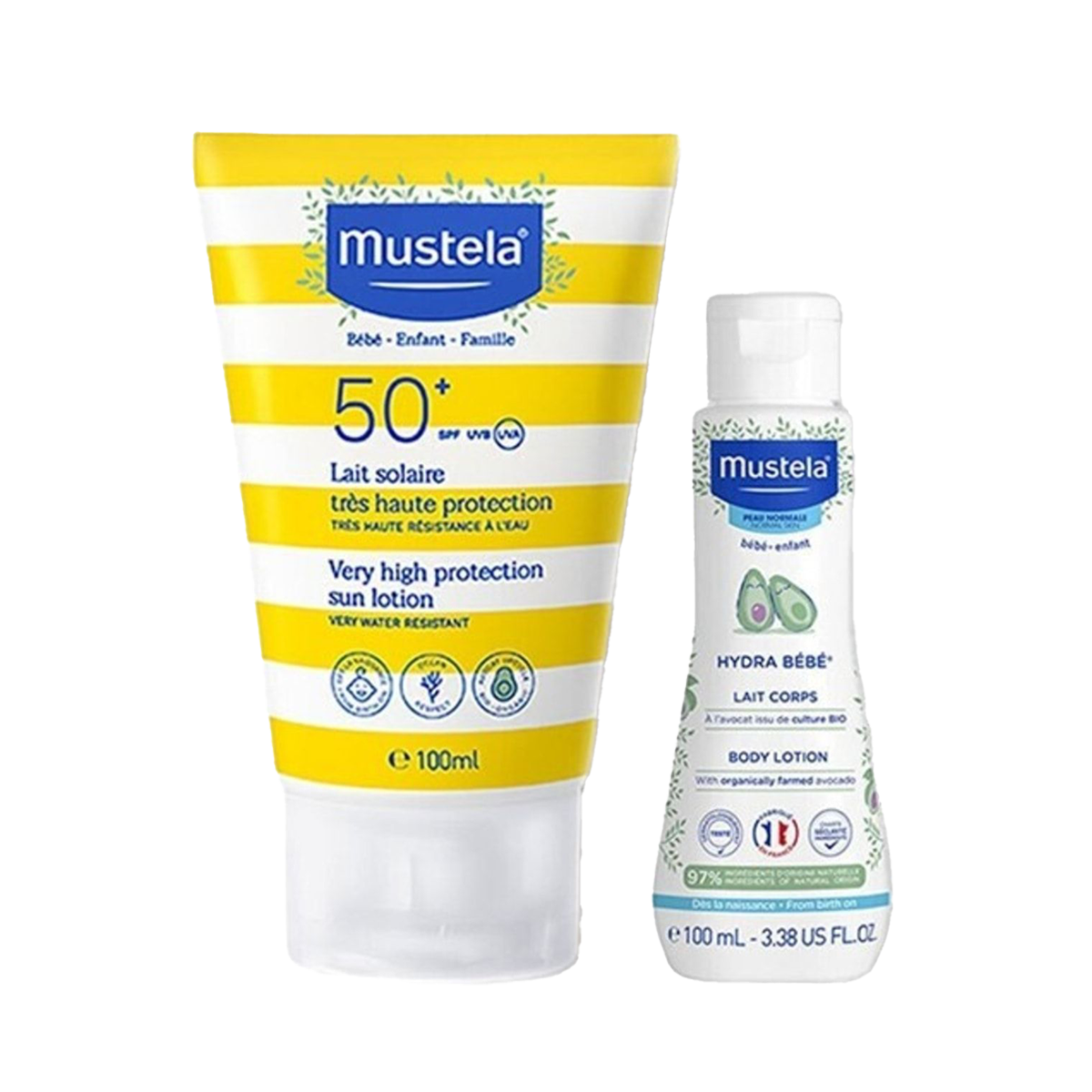 Mustela Güneş Losyonu Spf50 100Ml+Vücut Losyonu 150 Ml