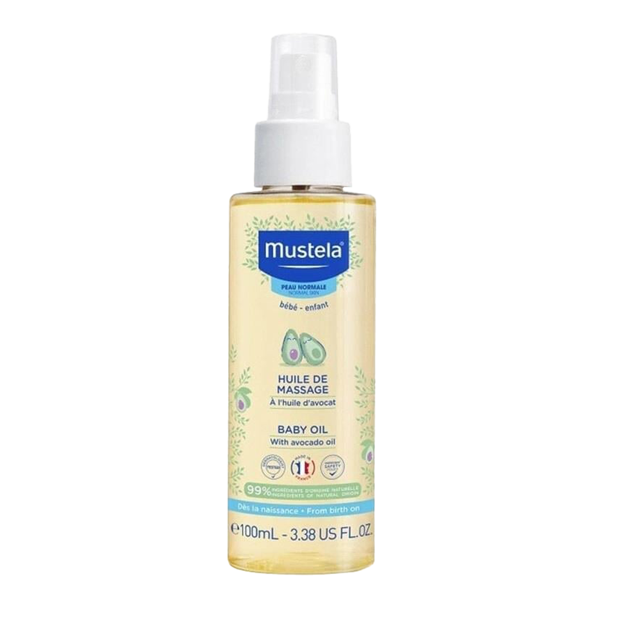 Mustela Huile De Massage 100 Ml