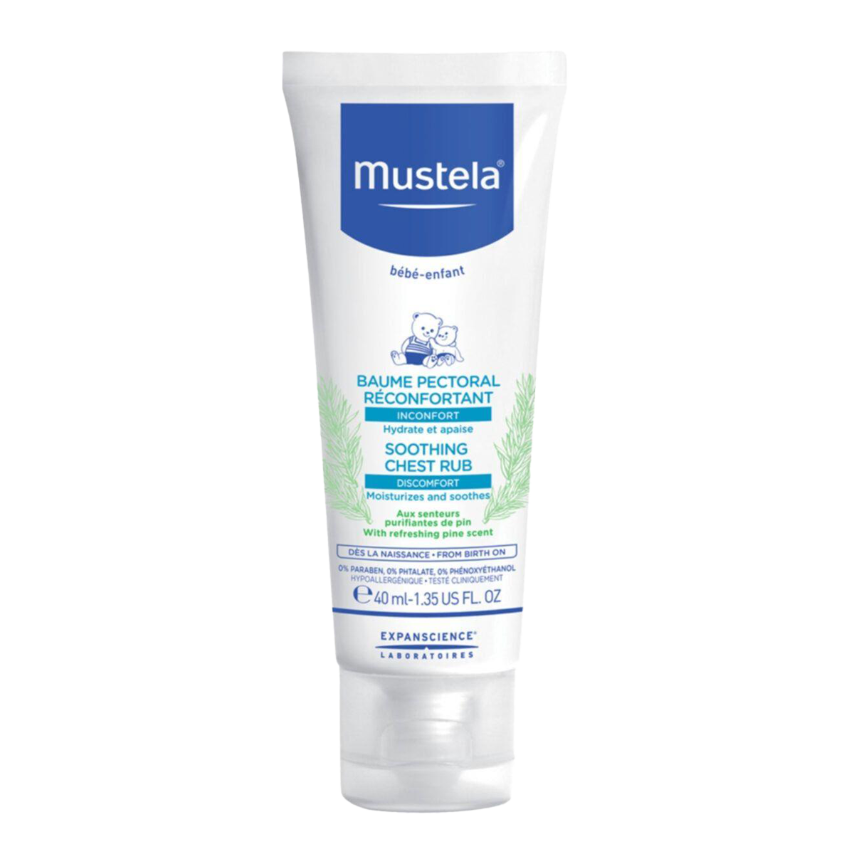 Mustela Soothing Chest Rub 40 Ml