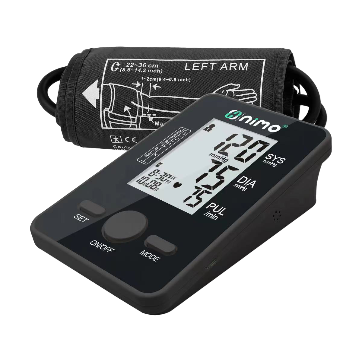 Nimo Kol Tipi Tam Otomatik Türkçe Konuşan Dijital Tansiyon Aleti