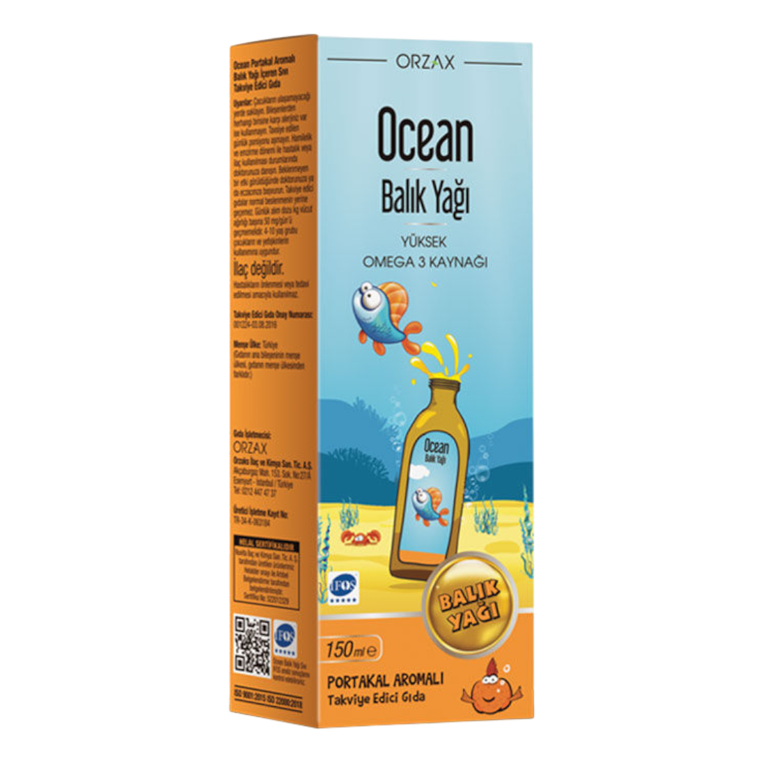 Ocean Balik Yaği 150 Ml