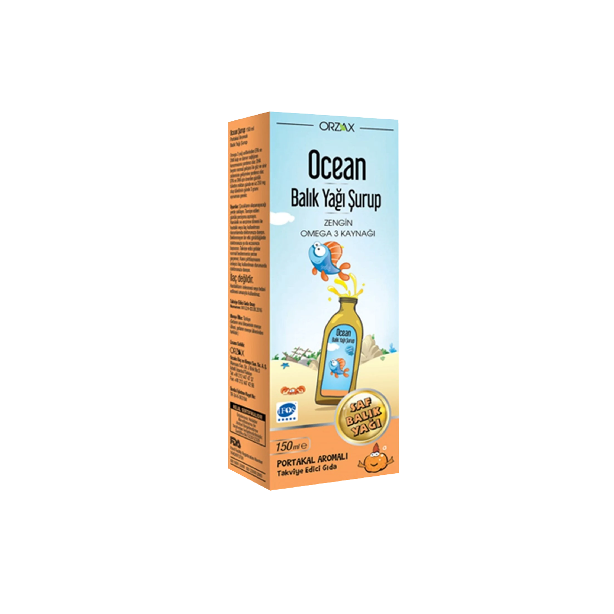 Ocean Balık Yağı Şurubu 300 Ml