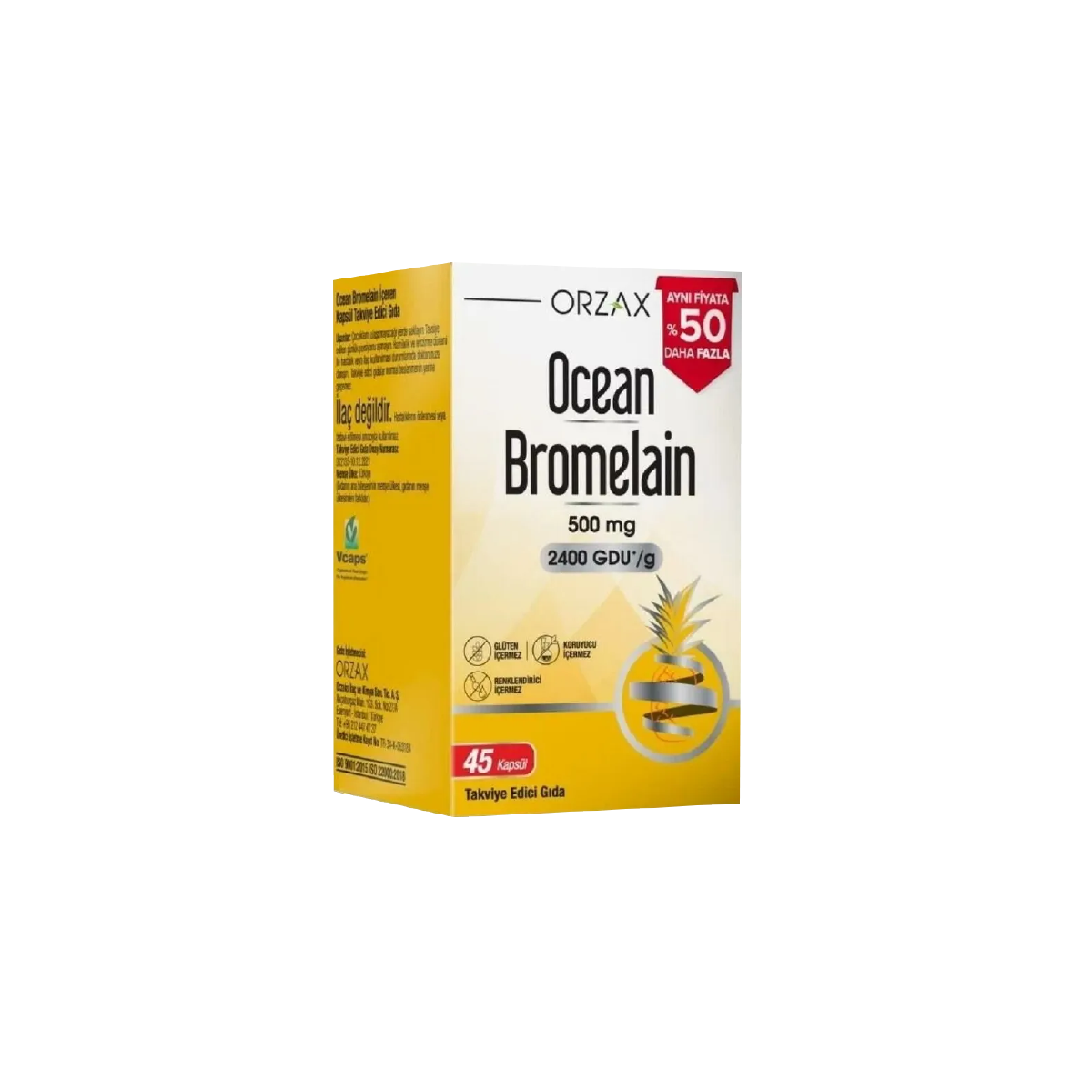 Ocean Bromelain 45 Adet
