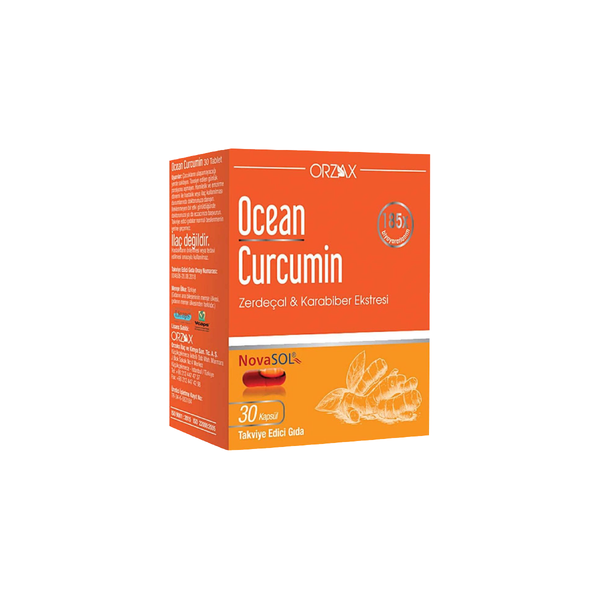 Ocean Curcumin 30 Adet