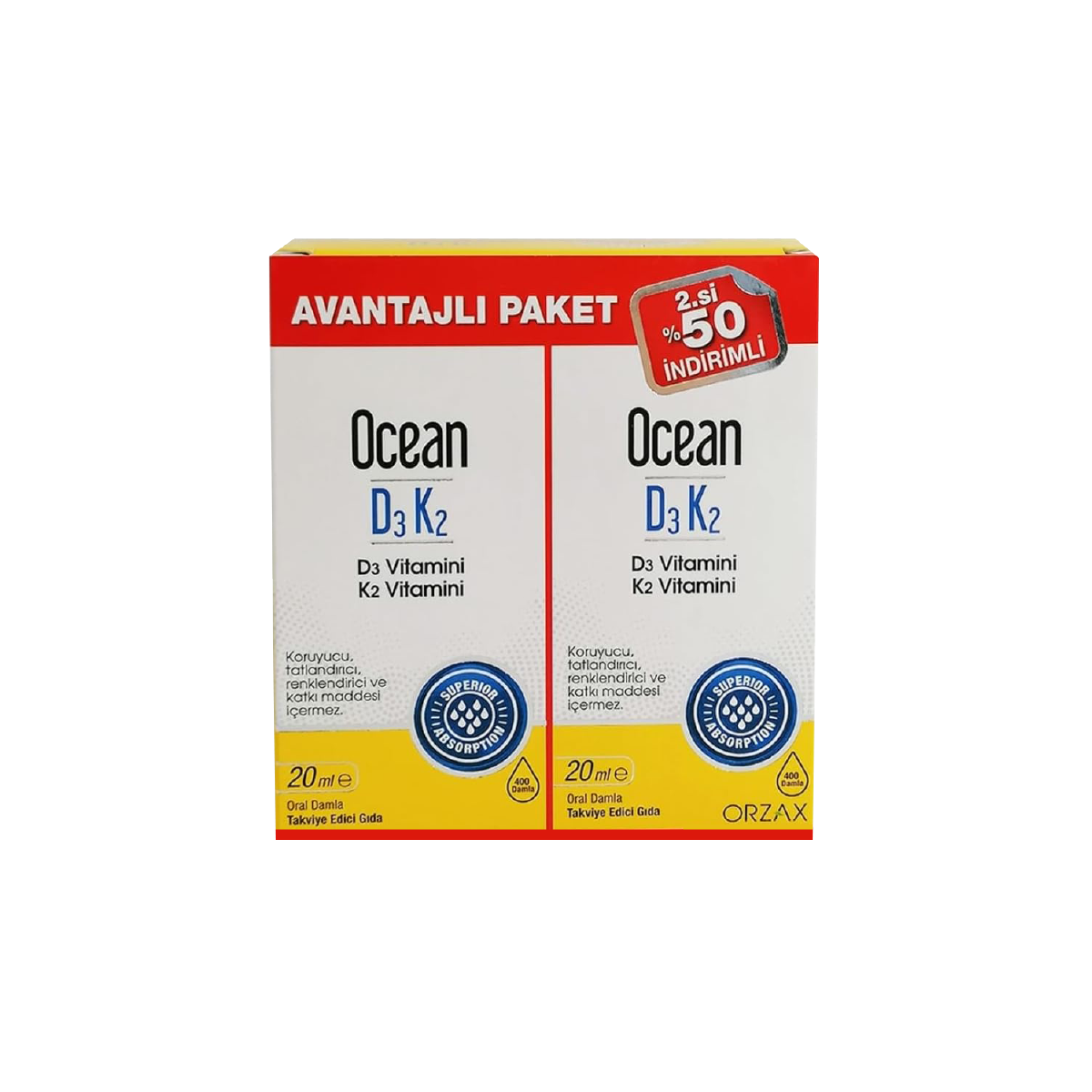 Ocean D3 K2 20+20 Ml