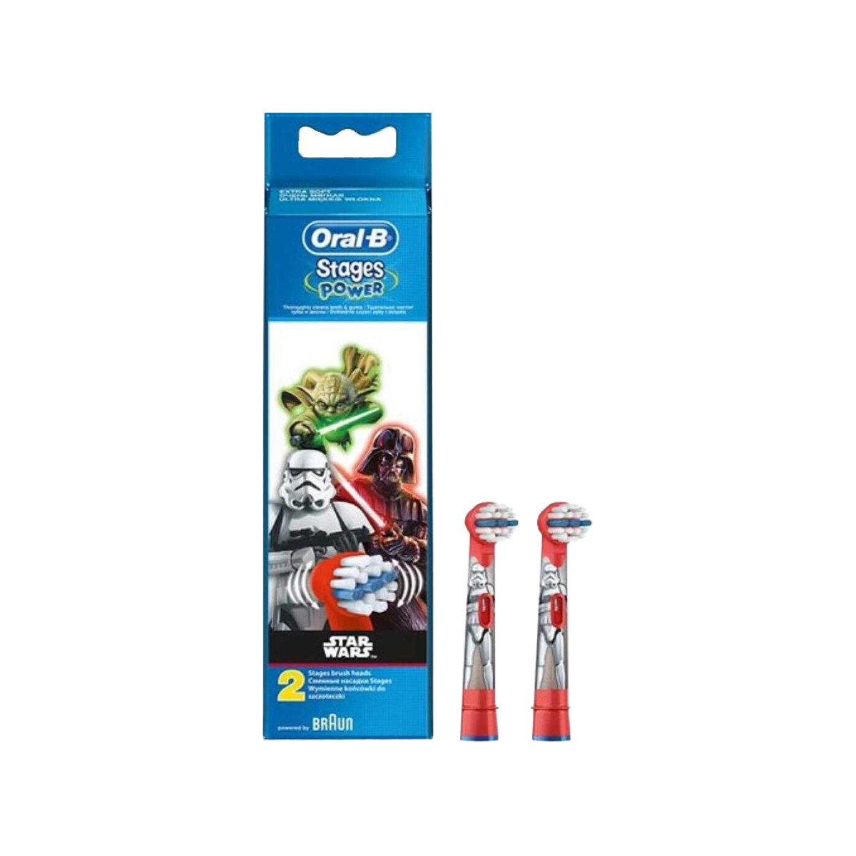 Oral-B Star Wars Kids 3+ Yedek Başlık 2 Li