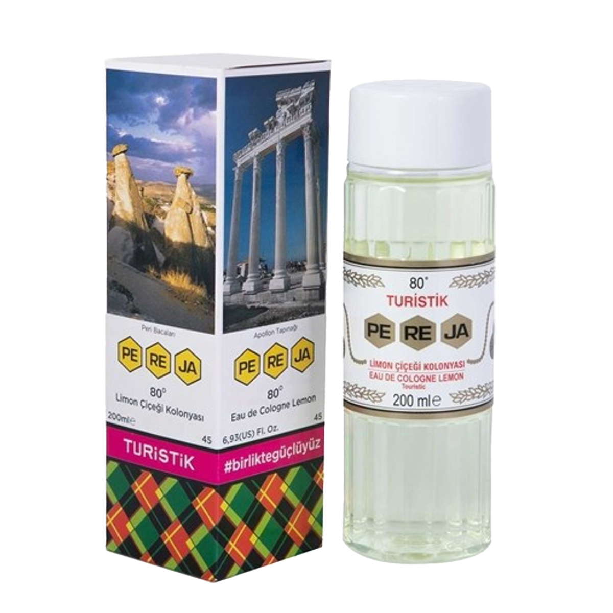 Pereja Limon Çiçeği Kolonya Turistik 200 Ml