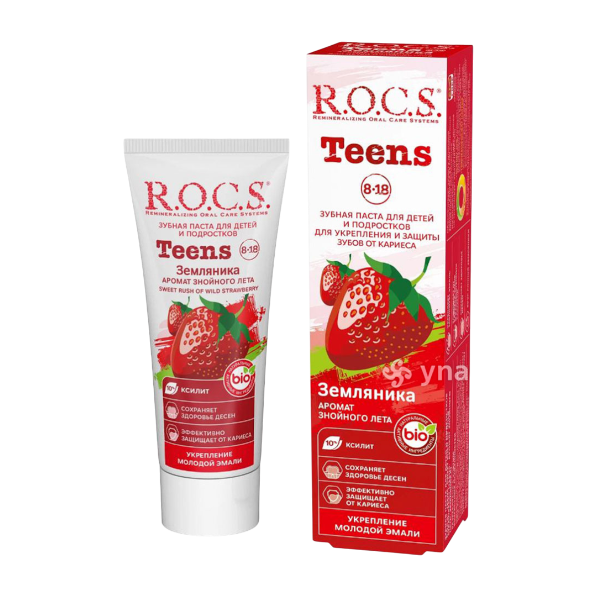 R.O.C.S.Teens 8-18 Yaş Çilekli Diş Macunu