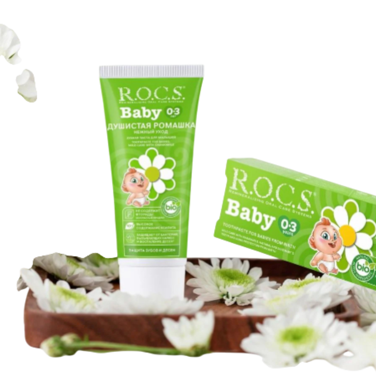 R.O.C.S. Baby 0-3 Yaş Papatya Özlü Diş Macunu 35 Ml