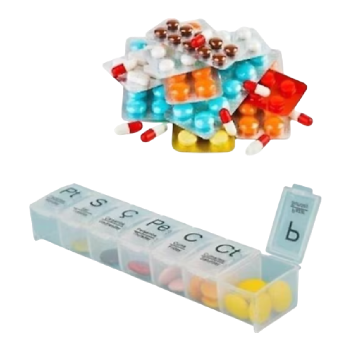 Rabir Haftalik İlaç Saklama Kutusu 