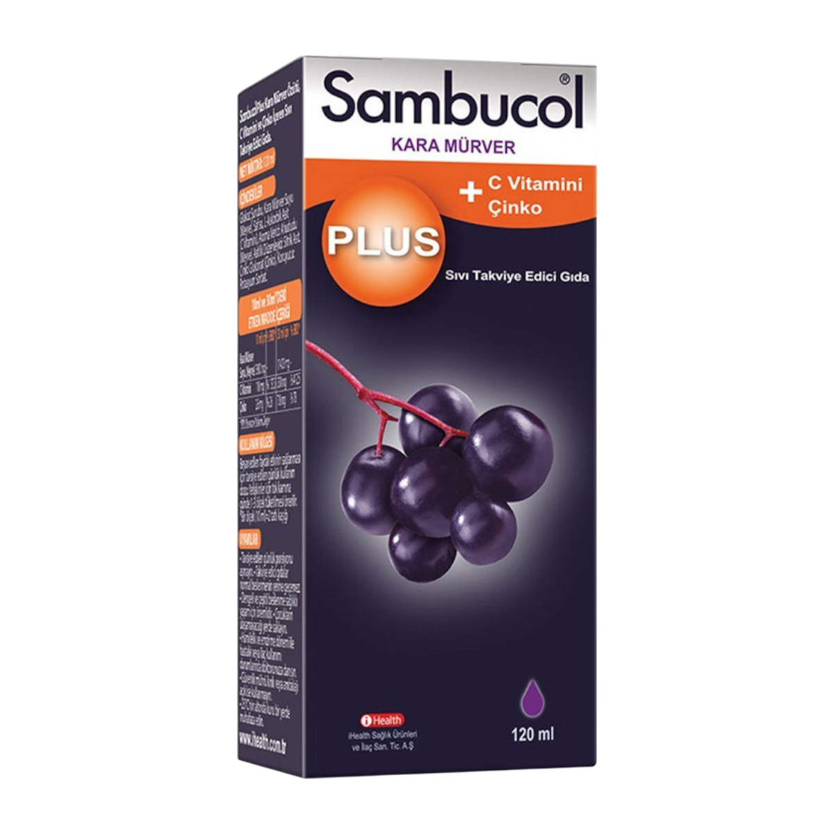 Sambucol Plus C Vitamini+Çinko 120 Ml